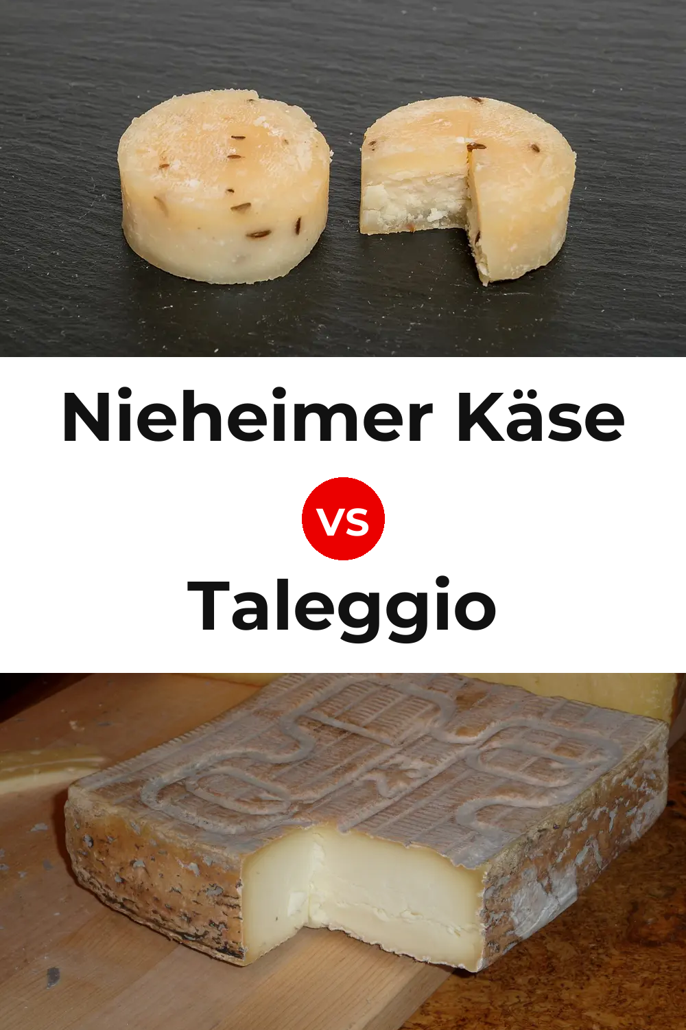Nieheimer Käse Cheese vs Taleggio Cheese Pinterest comparison