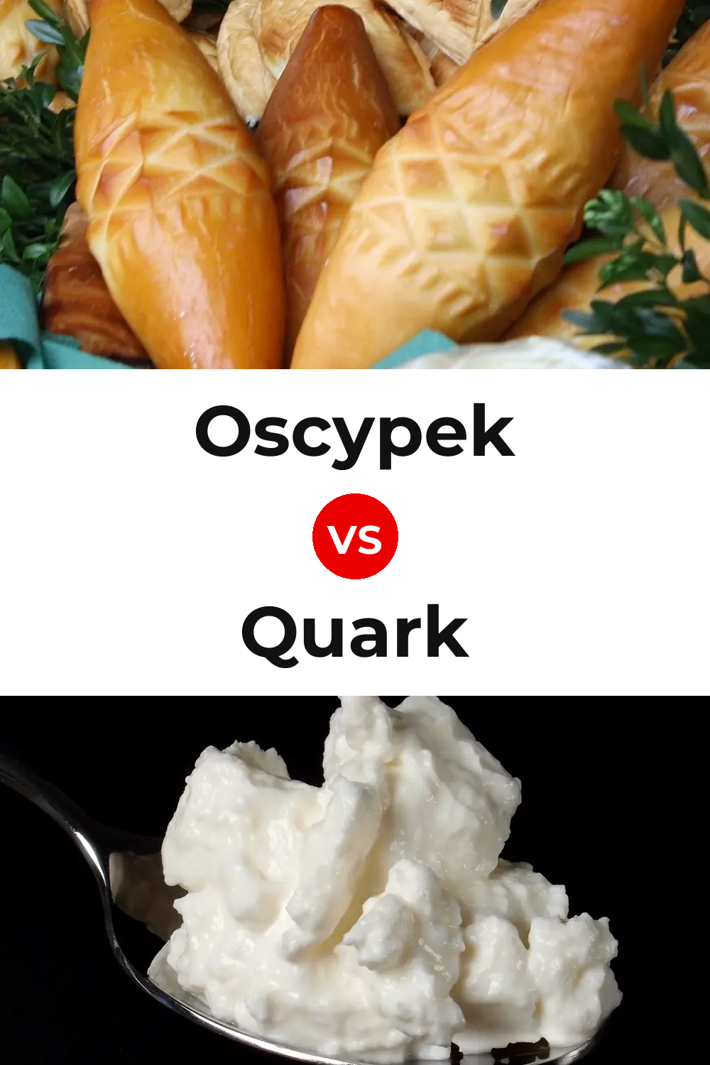 Oscypek Cheese vs Quark Cheese Pinterest comparison