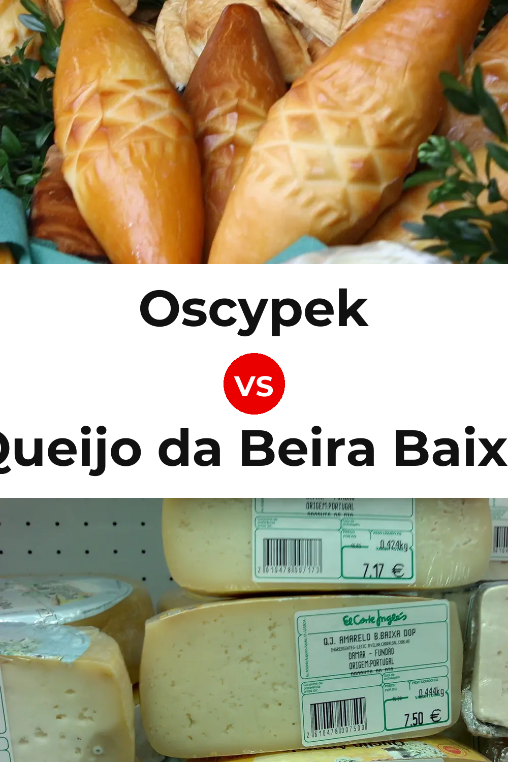 Oscypek Cheese vs Queijo da Beira Baixa Pinterest comparison