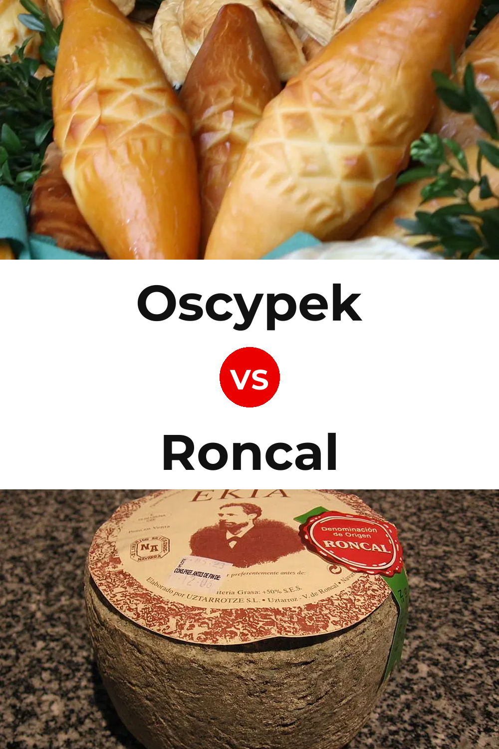 Oscypek Cheese vs Roncal Cheese Pinterest comparison