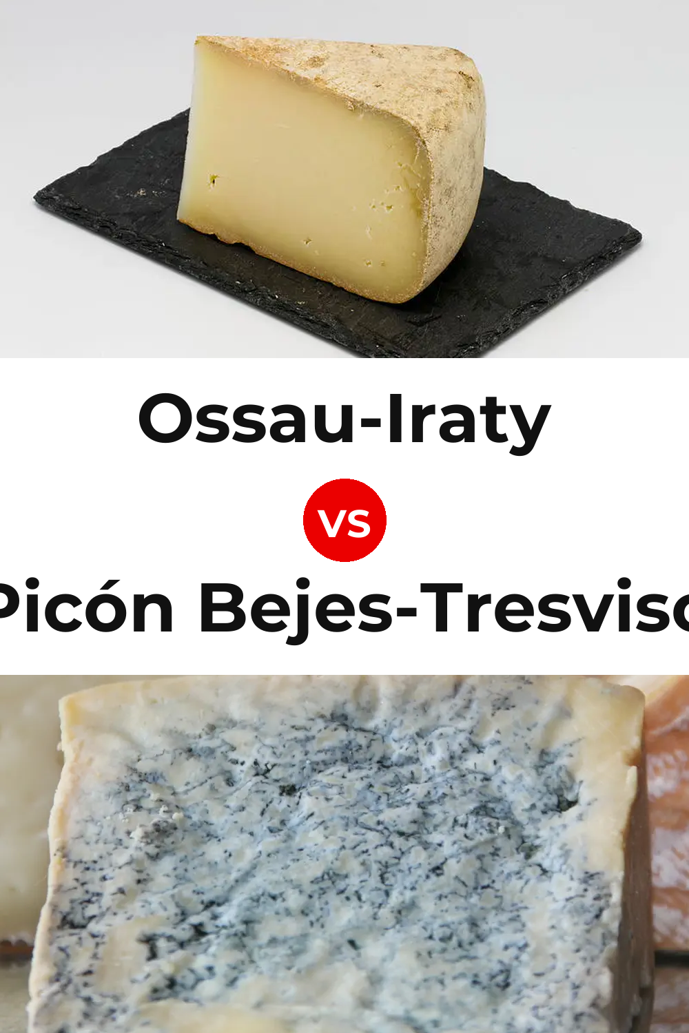 Ossau-Iraty Cheese vs Picón Bejes-Tresviso Cheese Pinterest comparison
