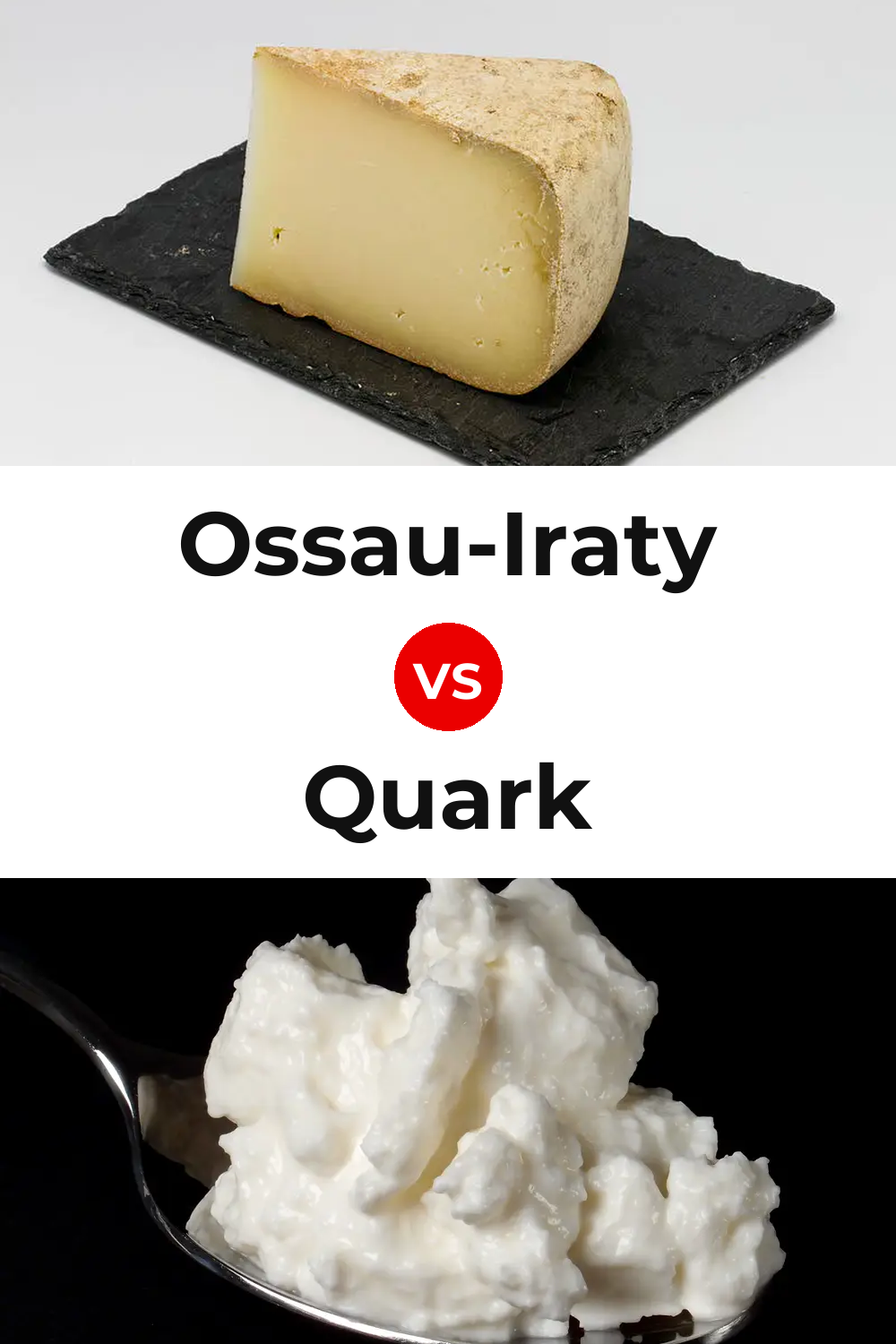 Ossau-Iraty Cheese vs Quark Cheese Pinterest comparison