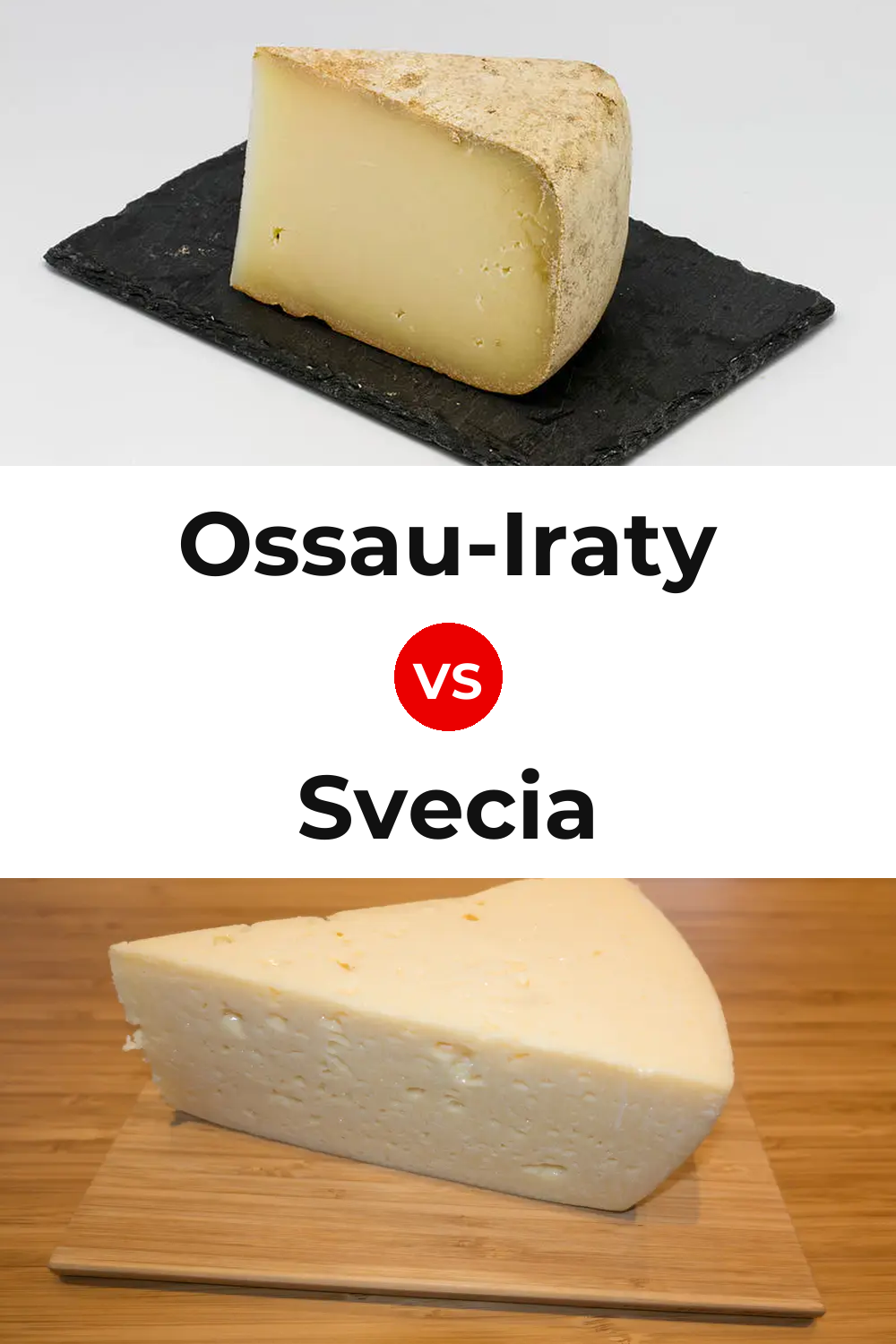 Ossau-Iraty Cheese vs Svecia Cheese Pinterest comparison