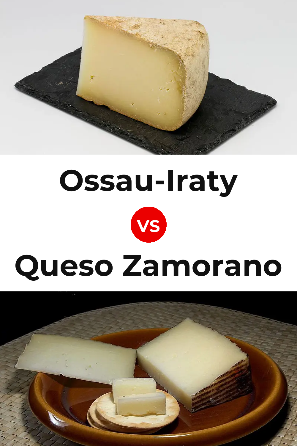 Ossau-Iraty Cheese vs Queso Zamorano Pinterest comparison