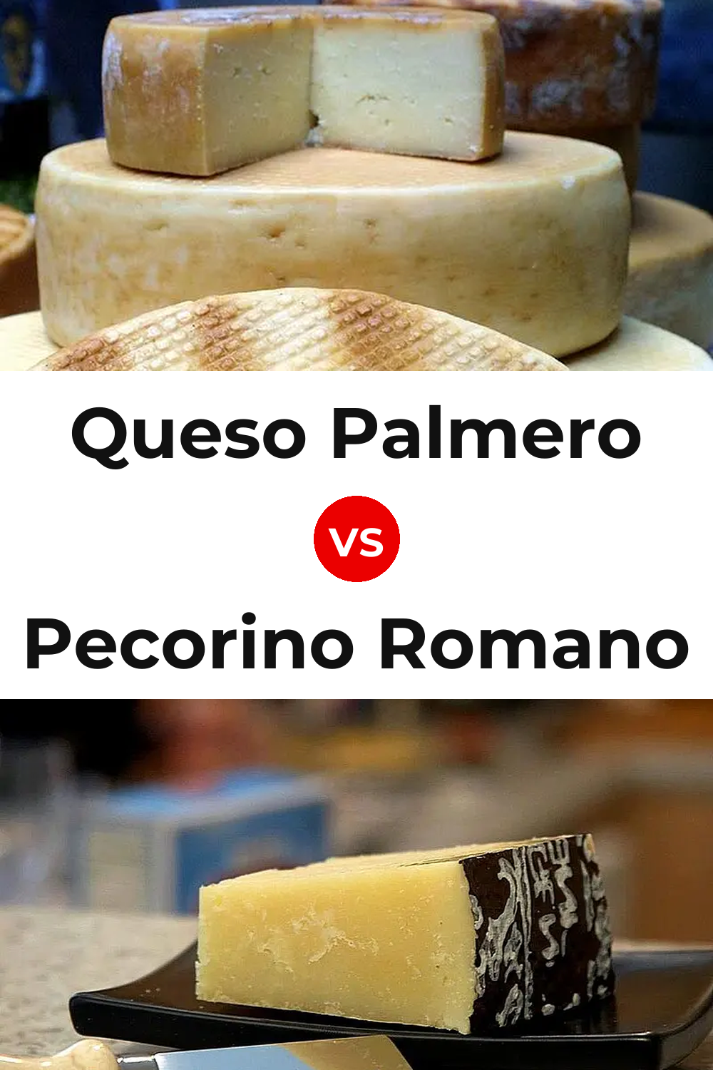Queso Palmero vs Pecorino Romano Cheese Pinterest comparison