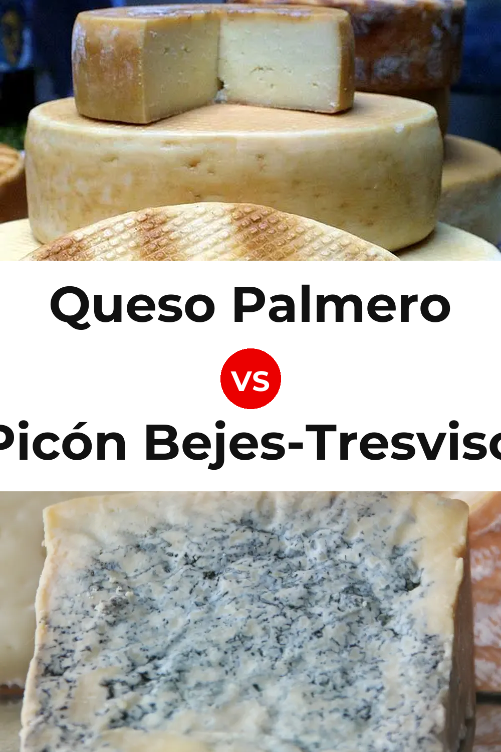 Queso Palmero vs Picón Bejes-Tresviso Cheese Pinterest comparison