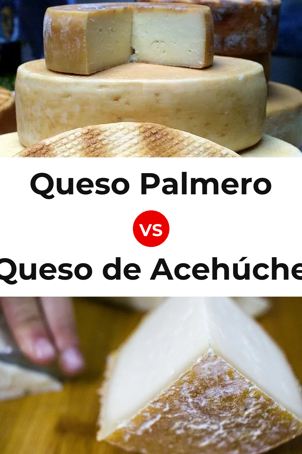 Queso Palmero vs Queso de Acehúche Pinterest comparison