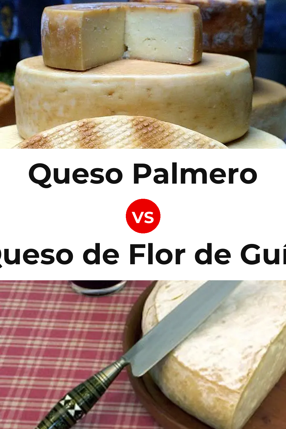 Queso Palmero vs Queso de Flor de Guía Pinterest comparison