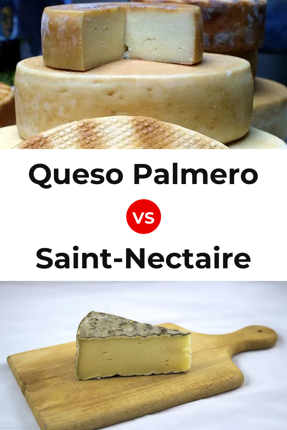 Queso Palmero vs Saint-Nectaire Cheese Pinterest comparison
