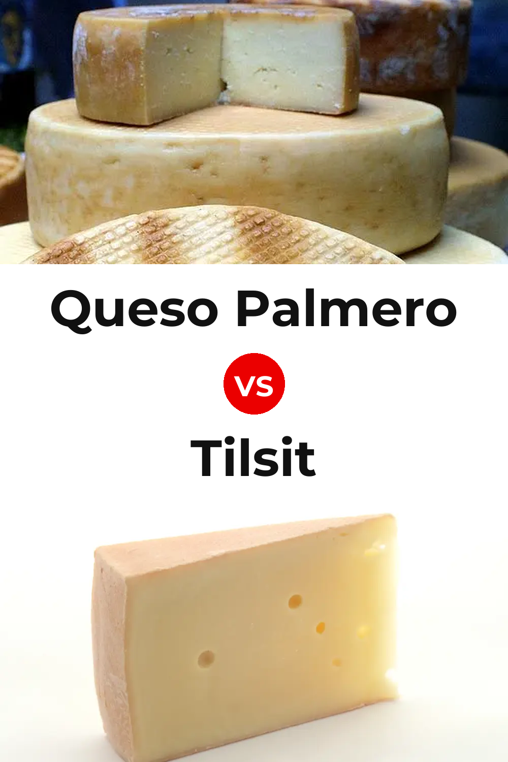 Queso Palmero vs Tilsit Cheese Pinterest comparison