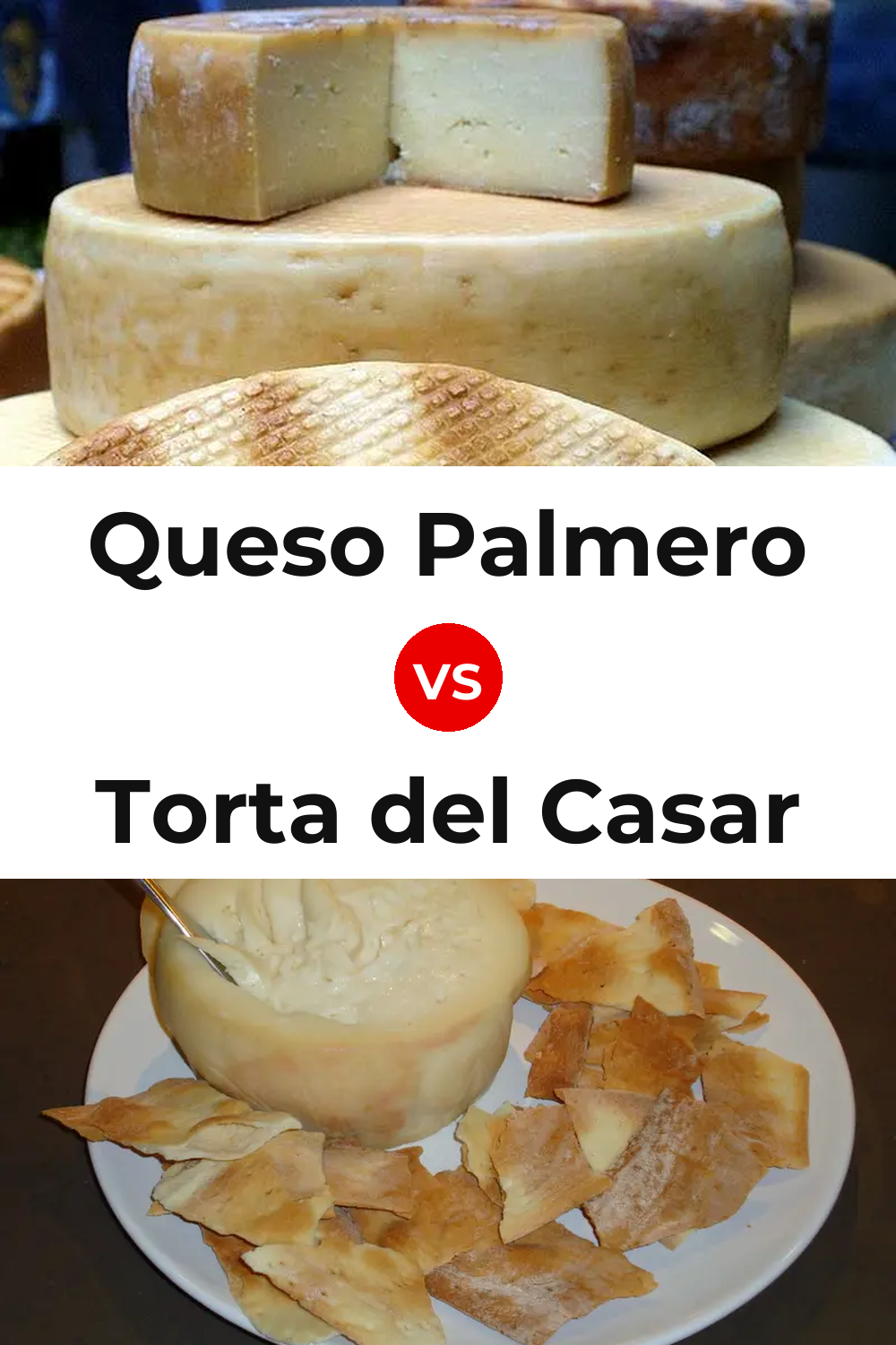 Queso Palmero vs Torta del Casar Cheese Pinterest comparison