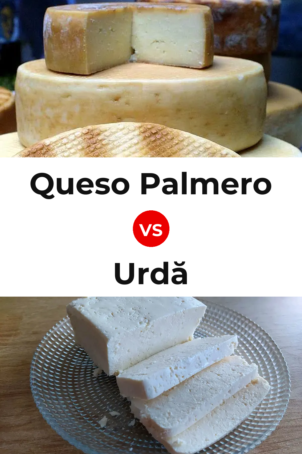 Queso Palmero vs Urdă Cheese Pinterest comparison