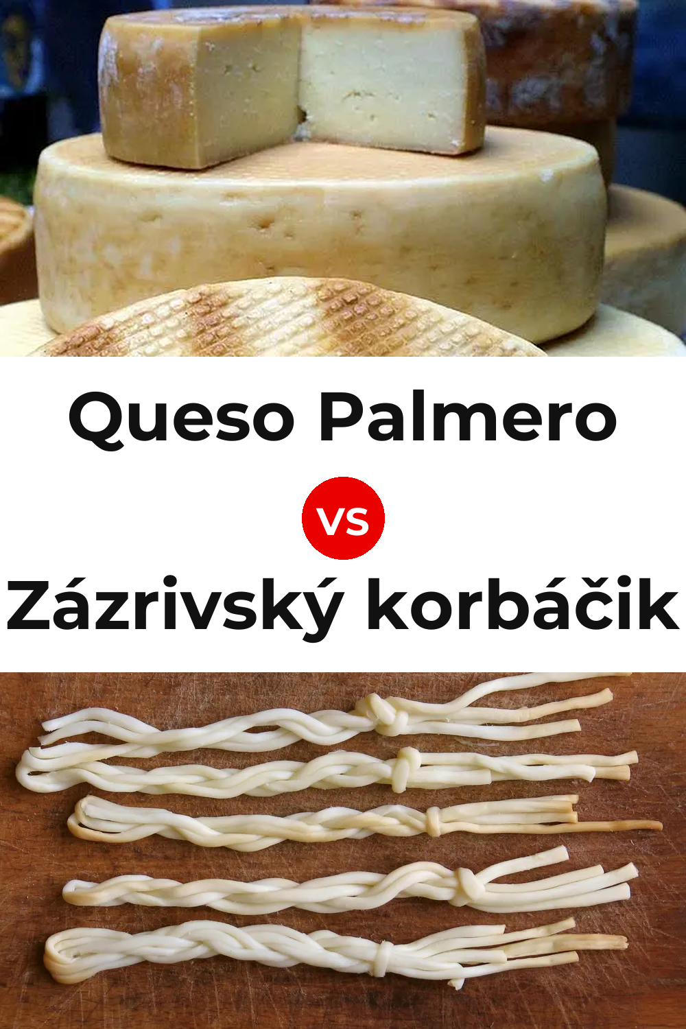 Queso Palmero vs Zázrivský korbáčik Cheese Pinterest comparison
