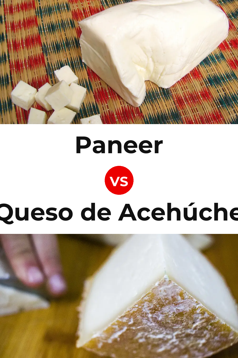 Paneer Cheese vs Queso de Acehúche Pinterest comparison