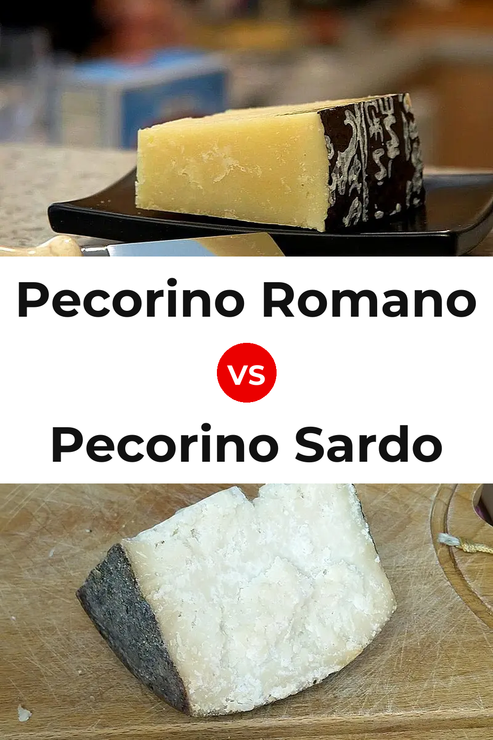 Pecorino Romano Cheese vs Pecorino Sardo Cheese Pinterest comparison