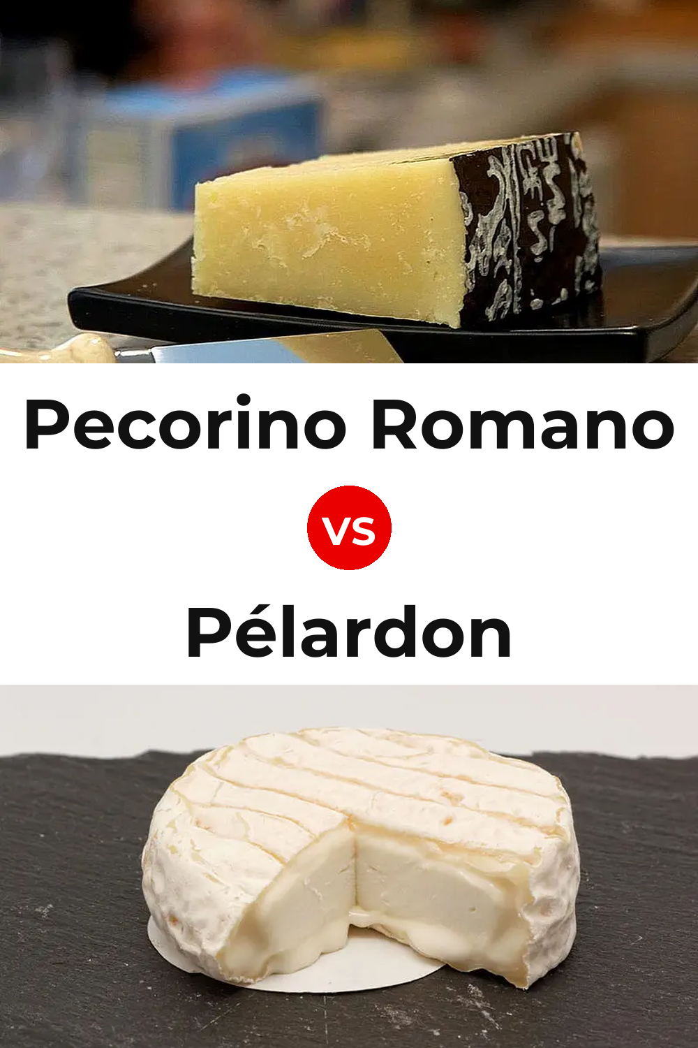 Pecorino Romano Cheese vs Pélardon Cheese Pinterest comparison