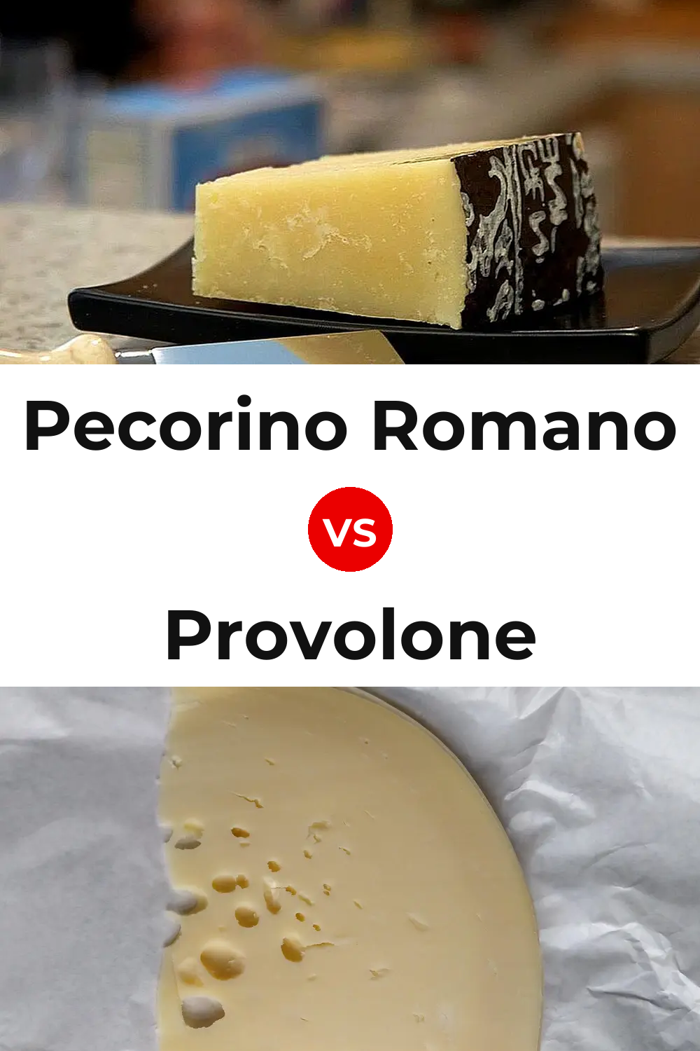 Pecorino Romano Cheese vs Provolone Cheese Pinterest comparison