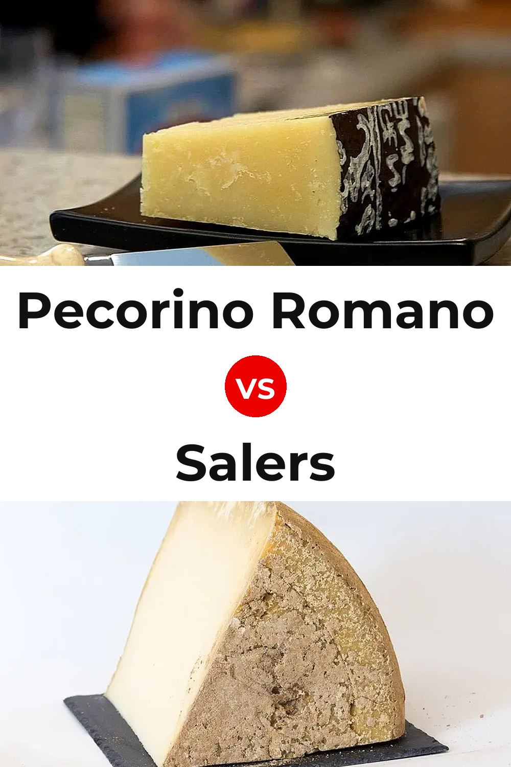 Pecorino Romano Cheese vs Salers Cheese Pinterest comparison