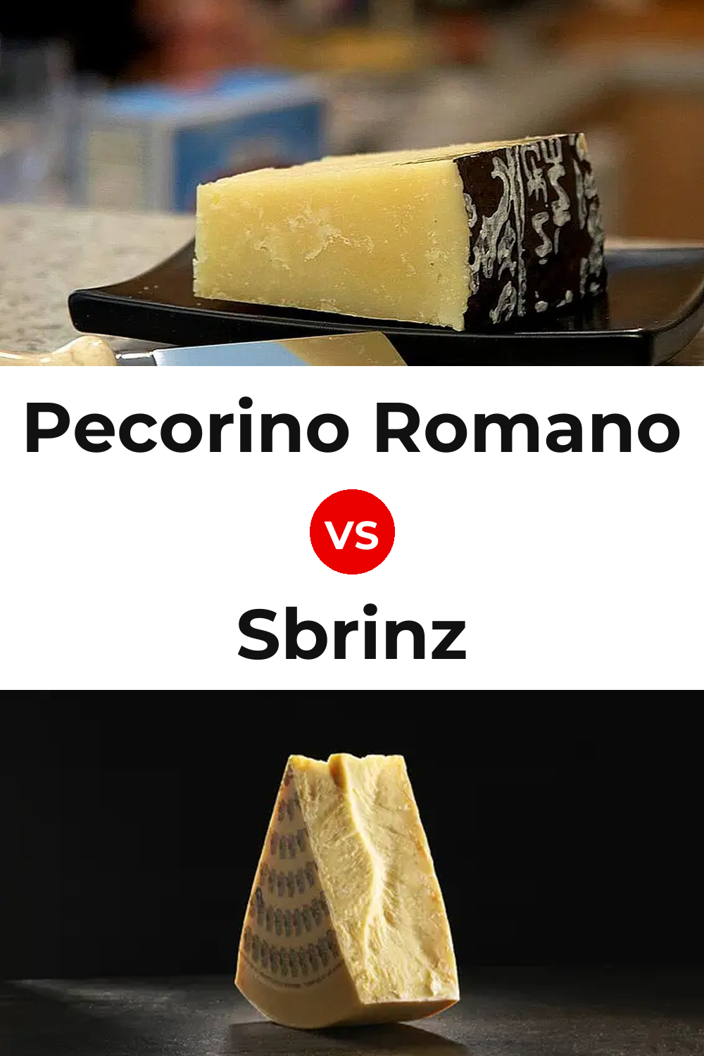 Pecorino Romano Cheese vs Sbrinz Cheese Pinterest comparison