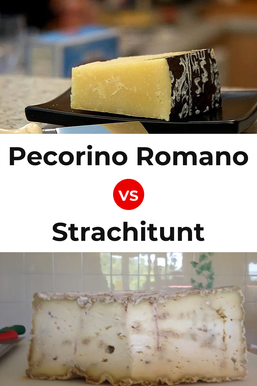 Pecorino Romano Cheese vs Strachitunt Cheese Pinterest comparison