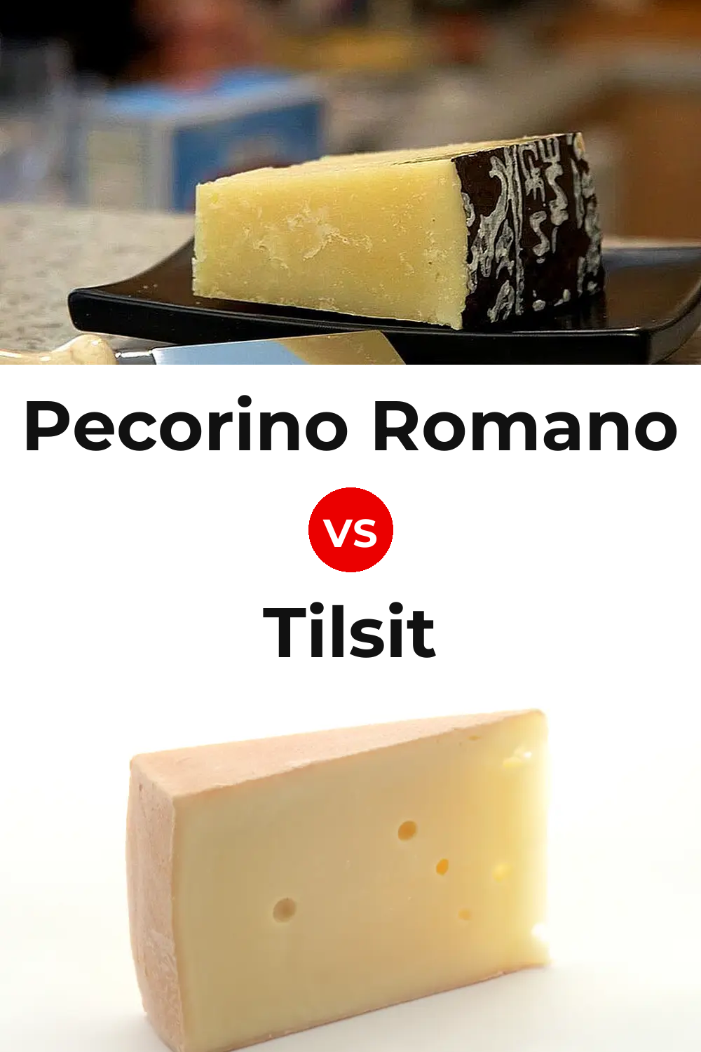 Pecorino Romano Cheese vs Tilsit Cheese Pinterest comparison