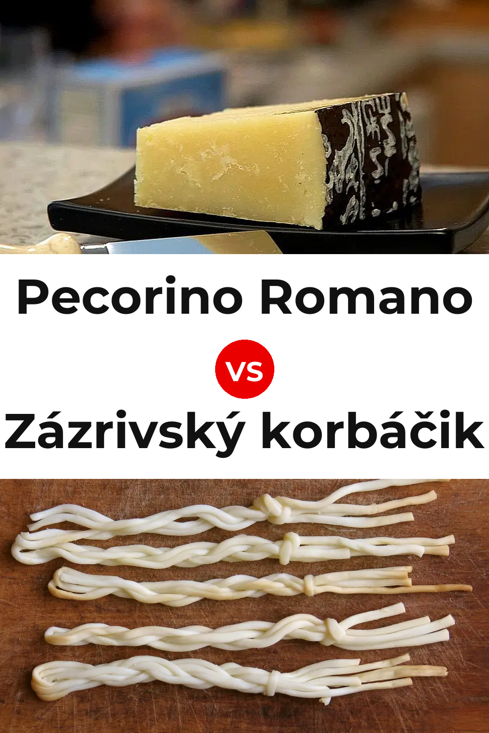 Pecorino Romano Cheese vs Zázrivský korbáčik Cheese Pinterest comparison