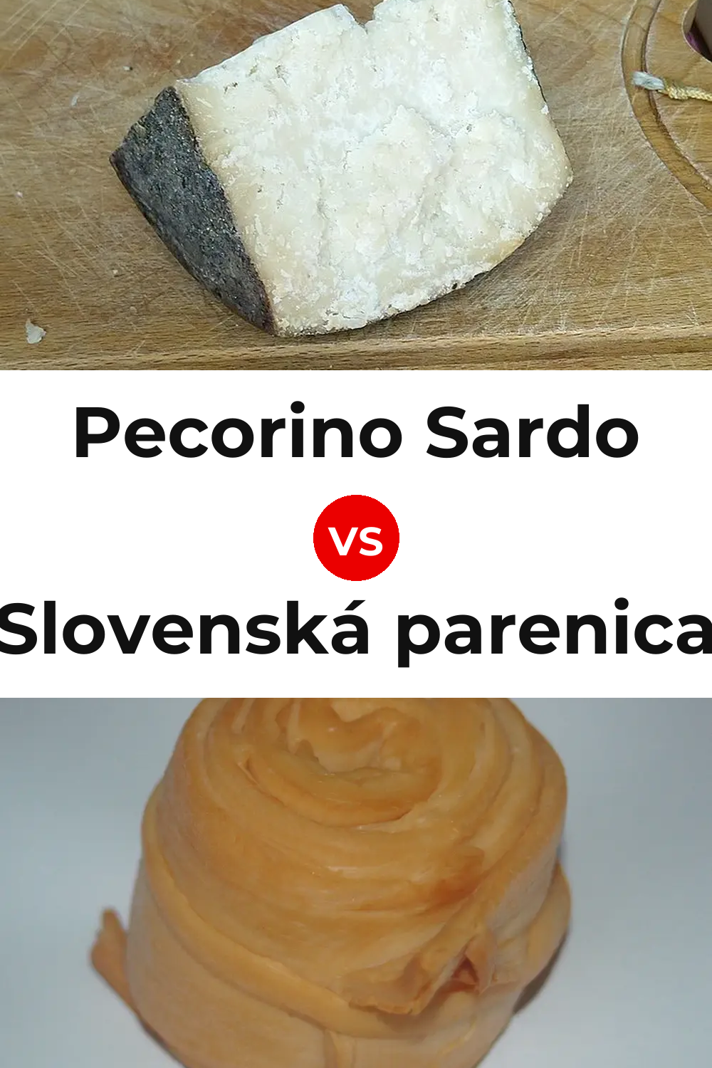 Pecorino Sardo Cheese vs Slovenská parenica Cheese Pinterest comparison