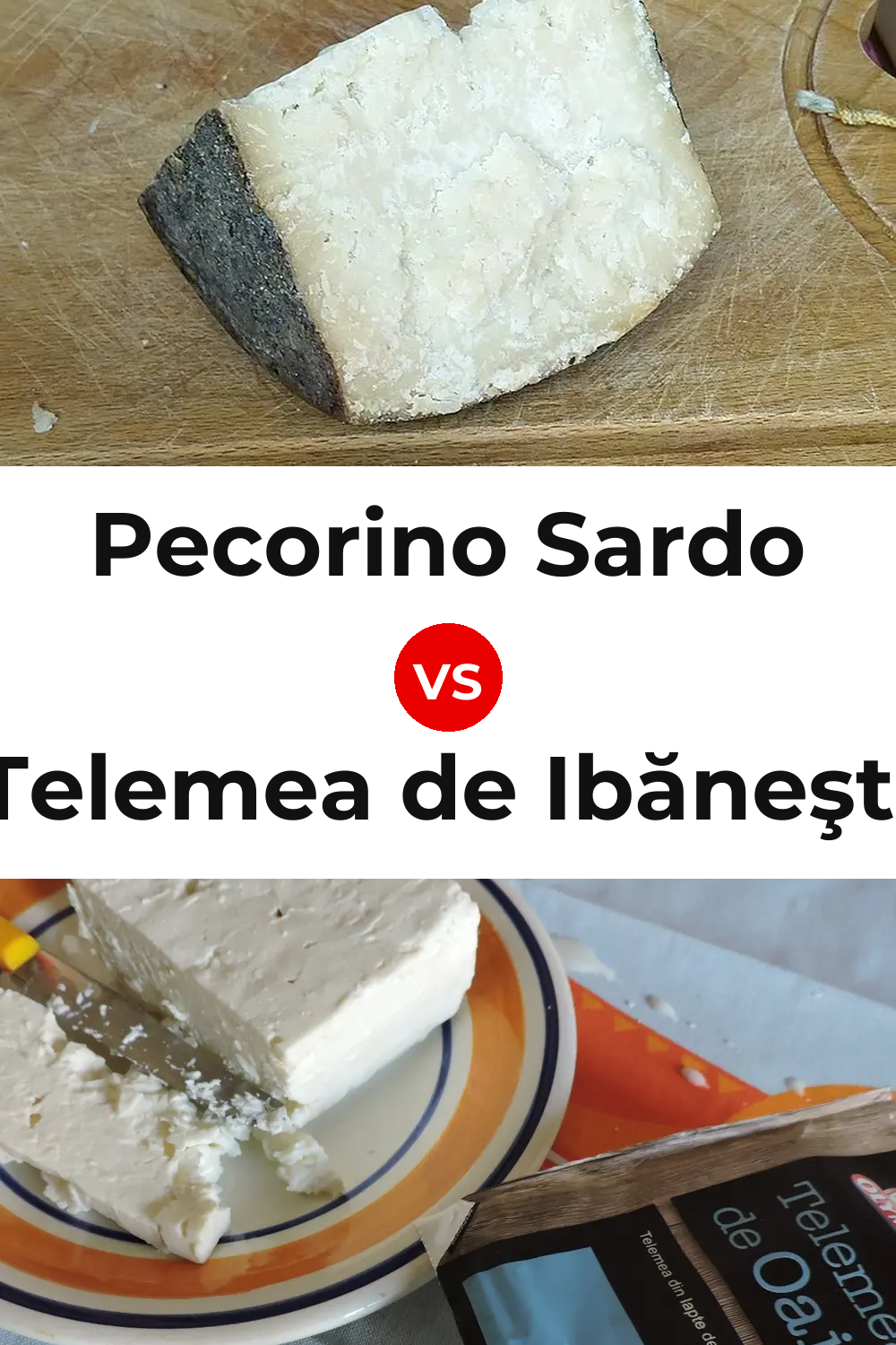 Pecorino Sardo Cheese vs Telemea de Ibăneşti Cheese Pinterest comparison