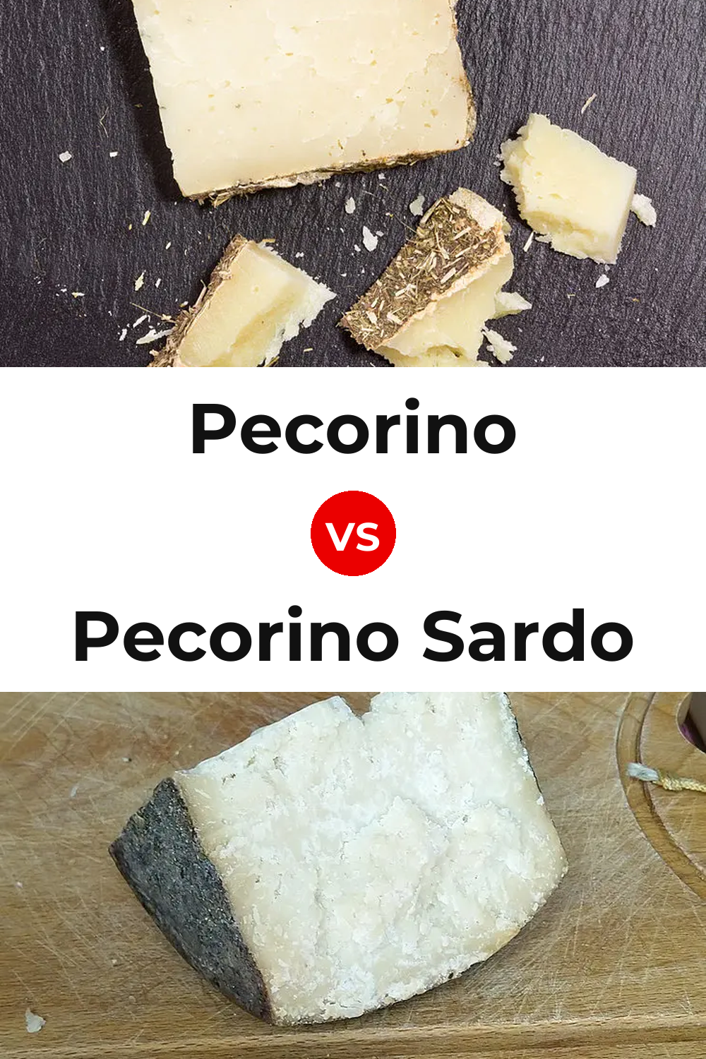 Pecorino Cheese vs Pecorino Sardo Cheese Pinterest comparison