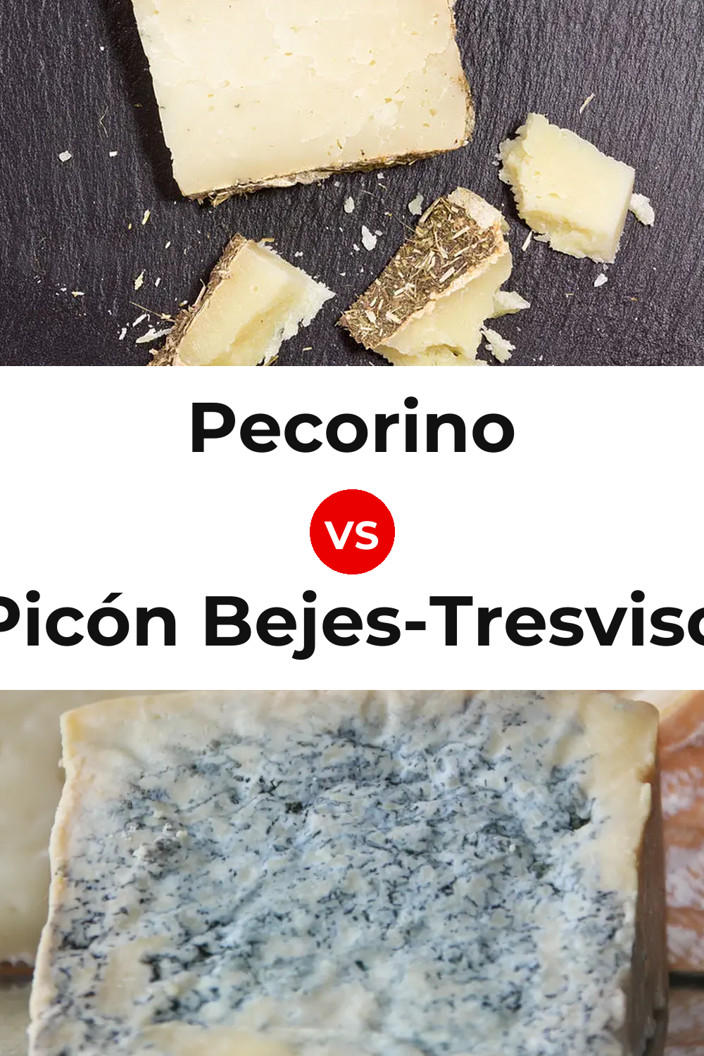 Pecorino Cheese vs Picón Bejes-Tresviso Cheese Pinterest comparison