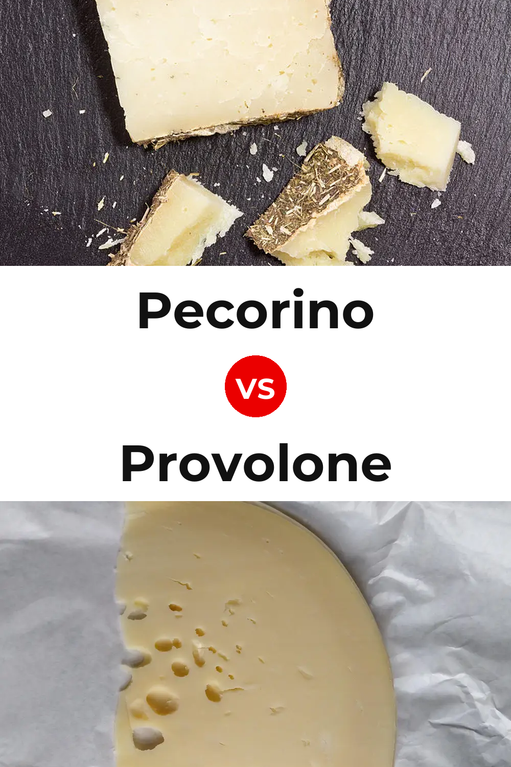 Pecorino Cheese vs Provolone Cheese Pinterest comparison