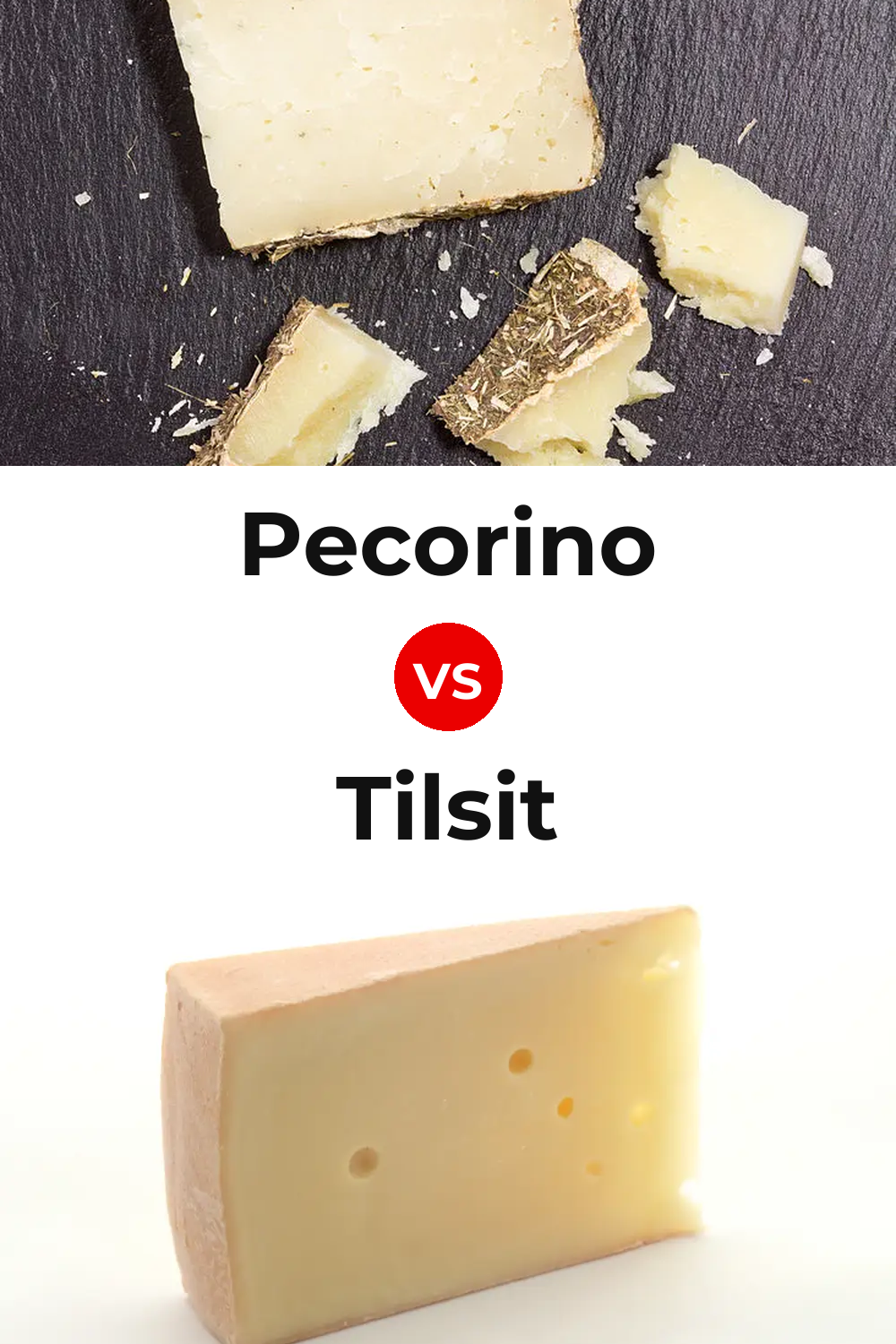 Pecorino Cheese vs Tilsit Cheese Pinterest comparison
