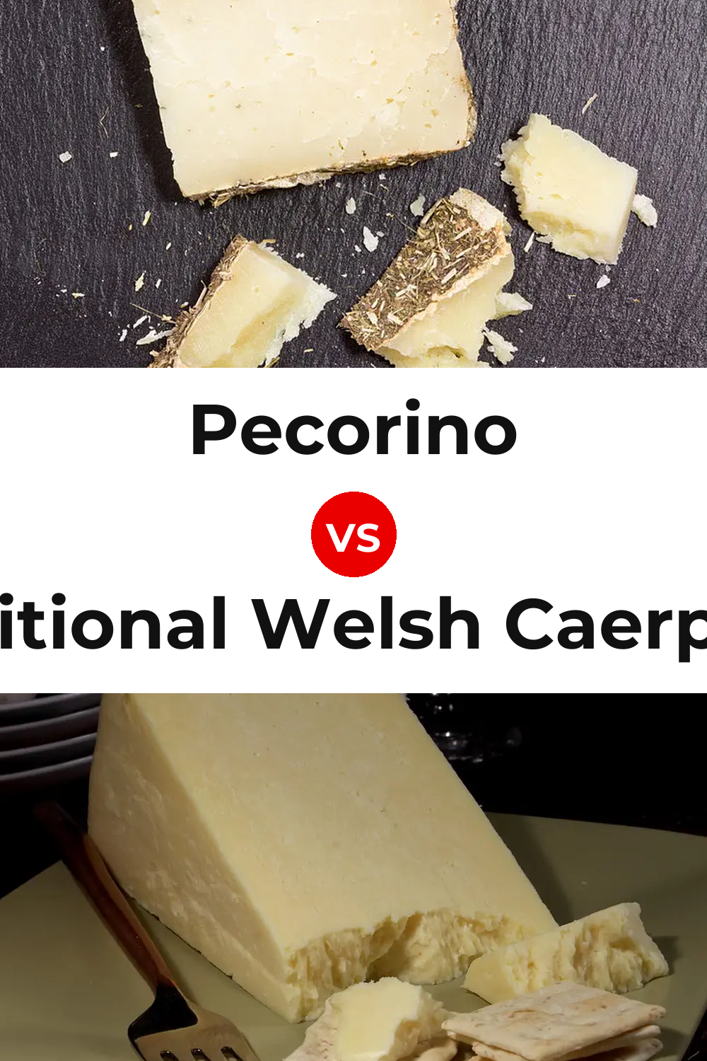 Pecorino Cheese vs Traditional Welsh Caerphilly Cheese Pinterest comparison