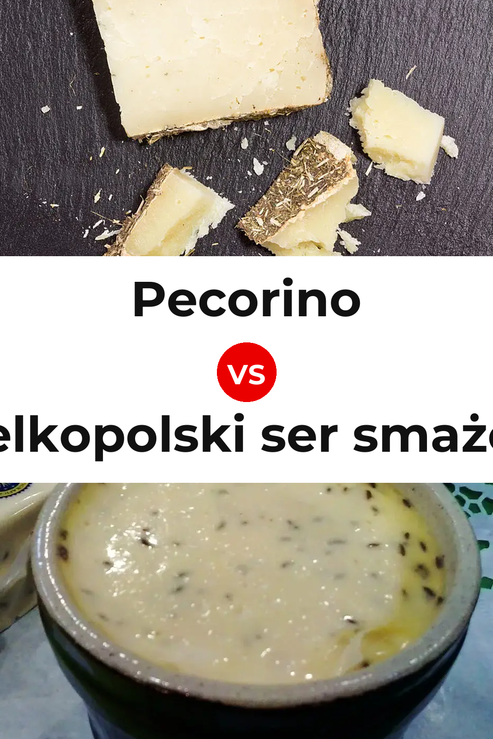 Pecorino Cheese vs Wielkopolski ser smażony Cheese Pinterest comparison