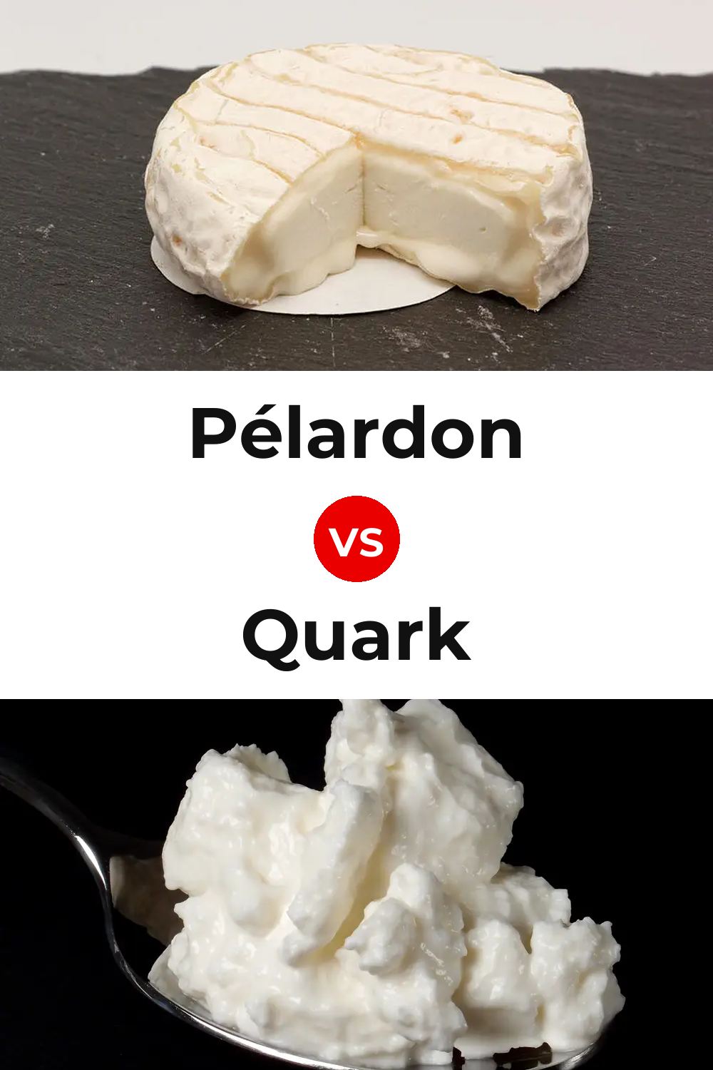 Pélardon Cheese vs Quark Cheese Pinterest comparison