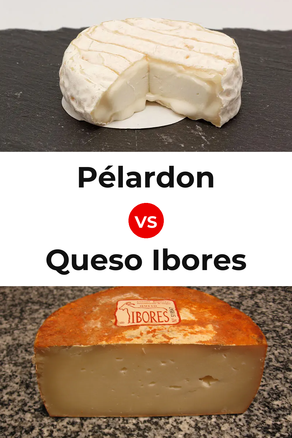Pélardon Cheese vs Queso Ibores Pinterest comparison