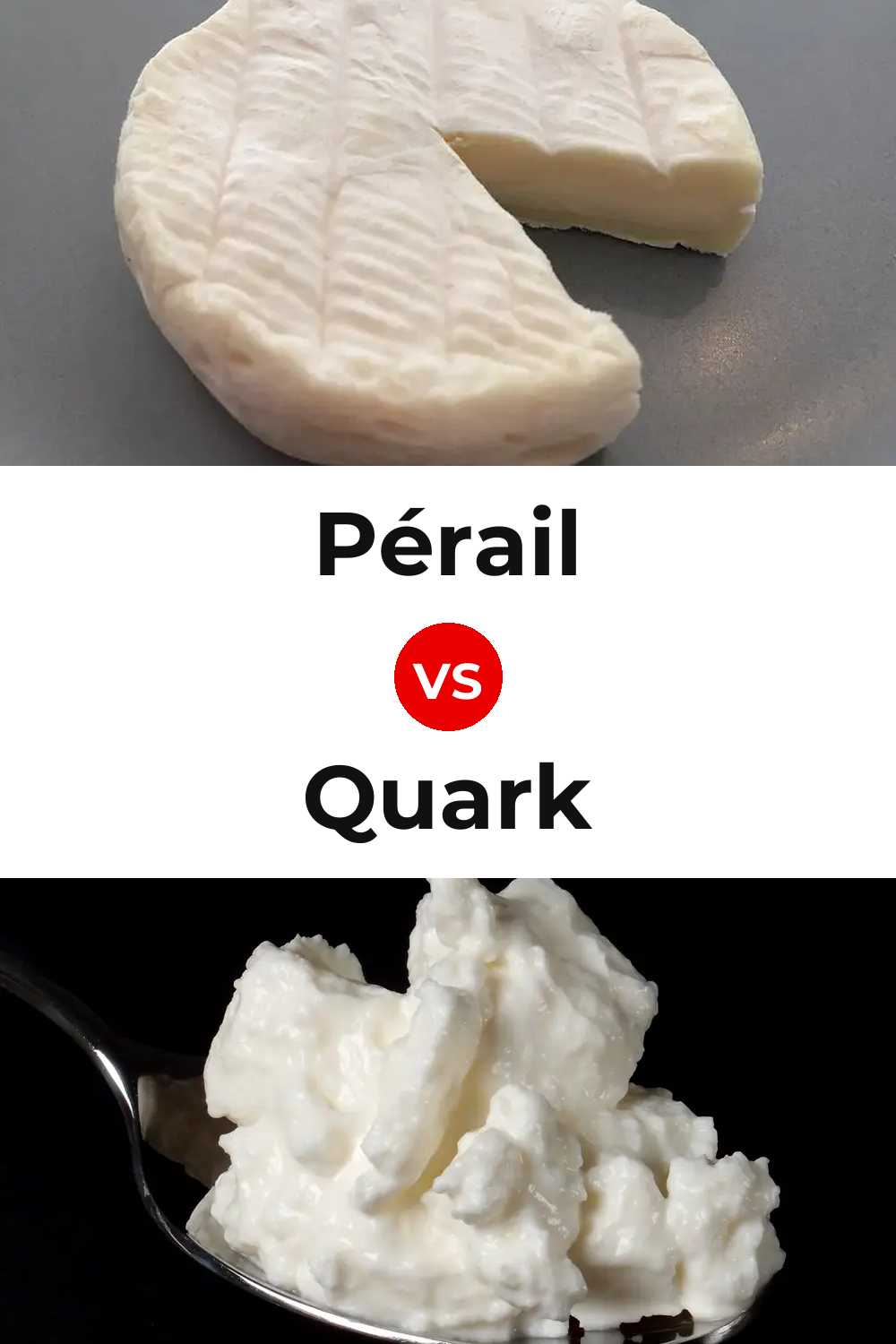 Pérail Cheese vs Quark Cheese Pinterest comparison