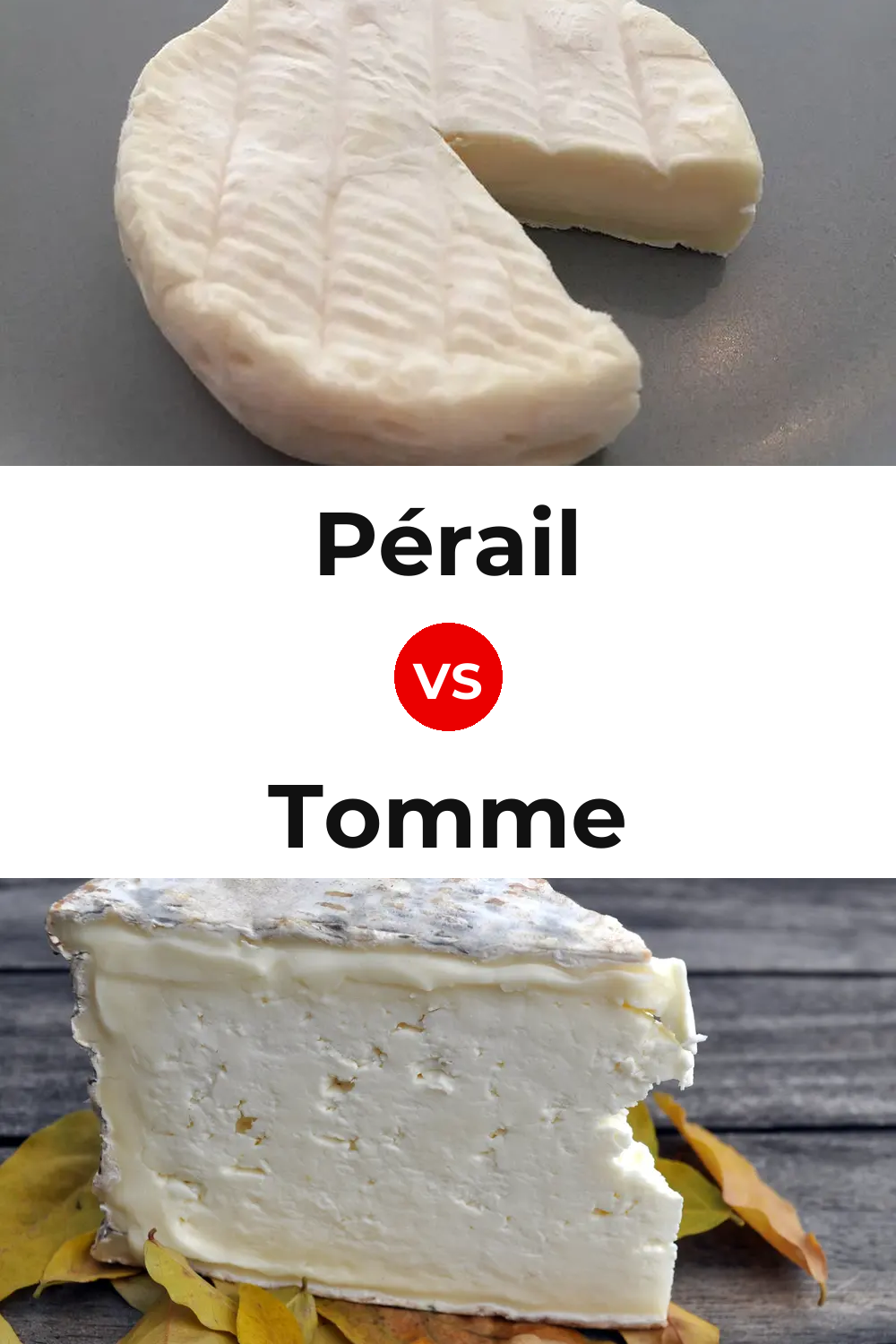 Pérail Cheese vs Tomme Cheese Pinterest comparison