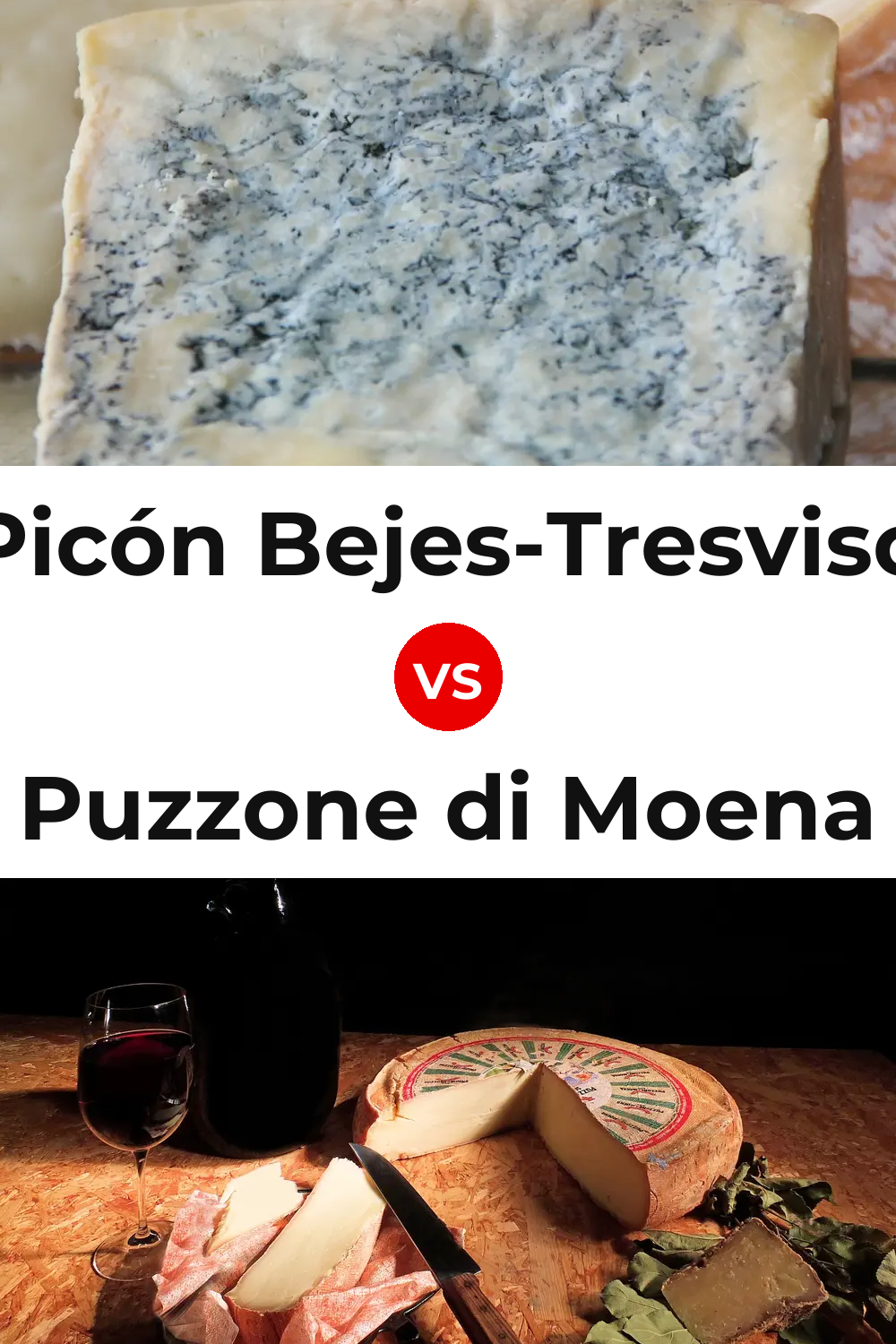 Picón Bejes-Tresviso Cheese vs Puzzone di Moena Cheese Pinterest comparison