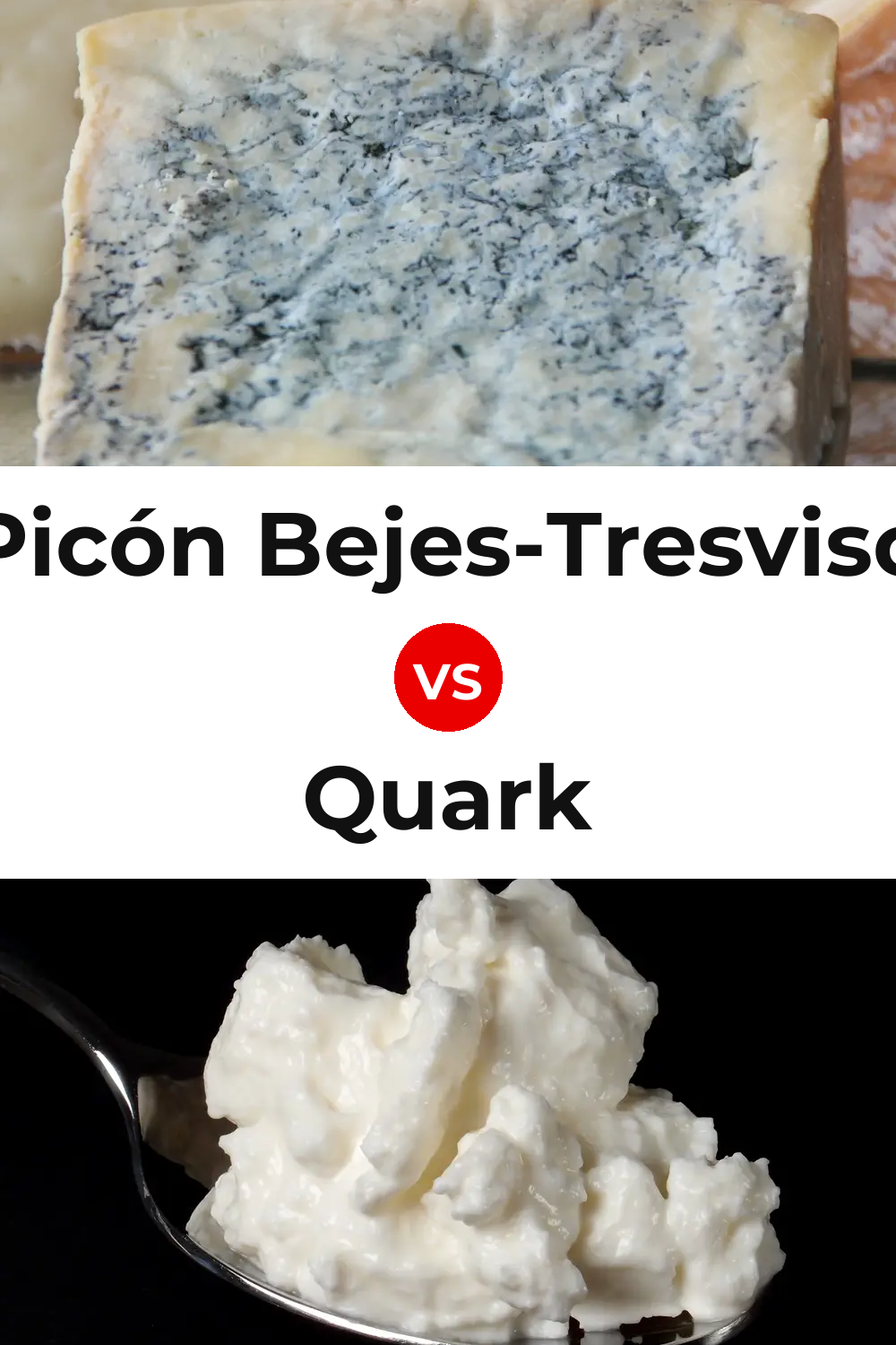 Picón Bejes-Tresviso Cheese vs Quark Cheese Pinterest comparison