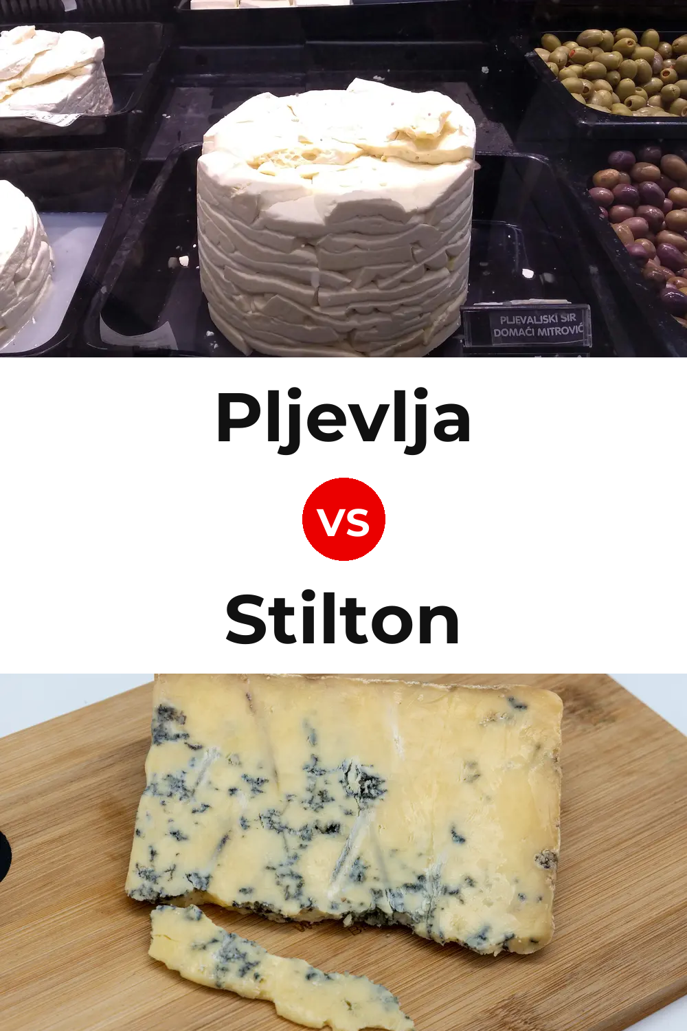 Pljevlja Cheese vs Stilton Cheese Pinterest comparison