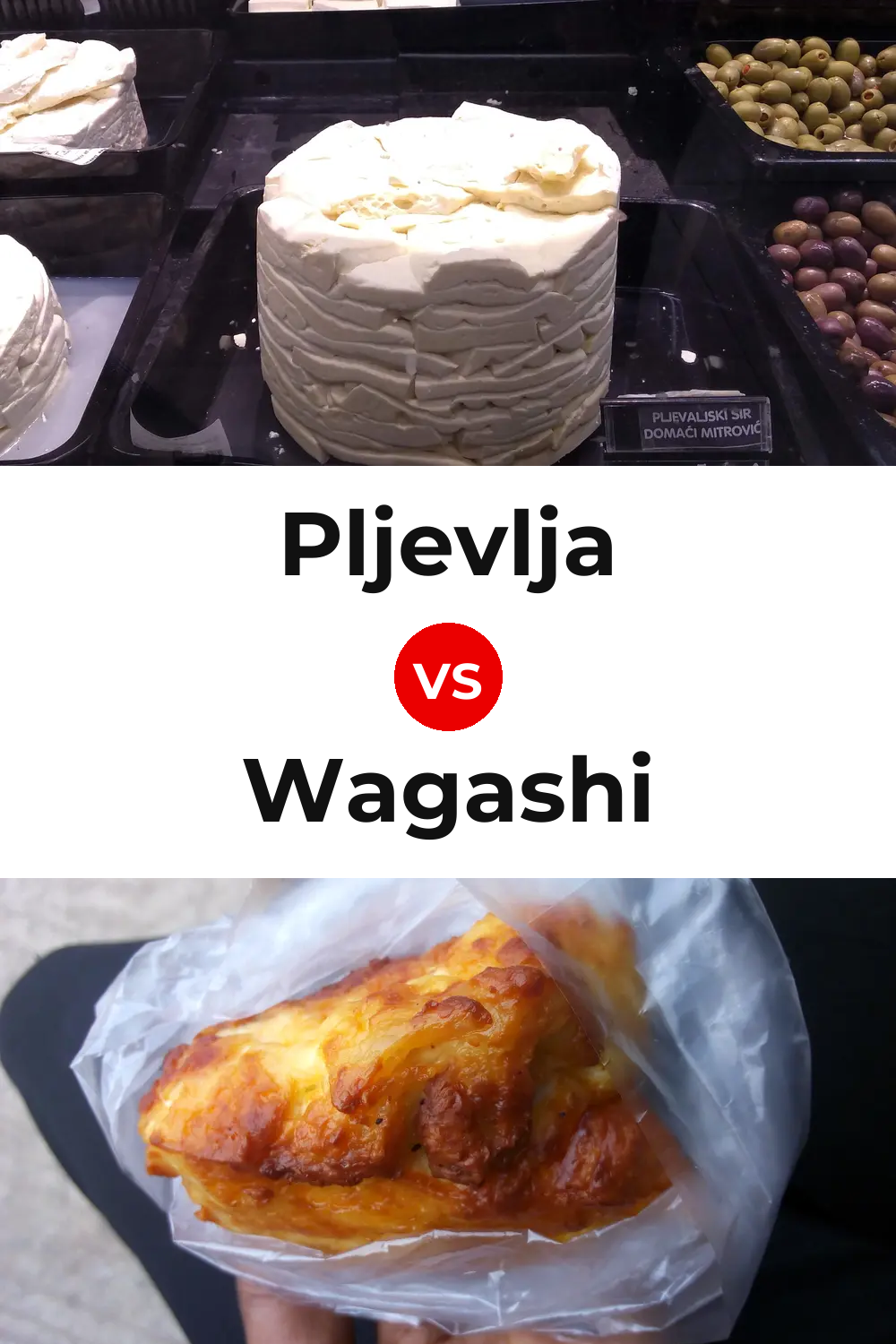 Pljevlja Cheese vs Wagashi Cheese Pinterest comparison
