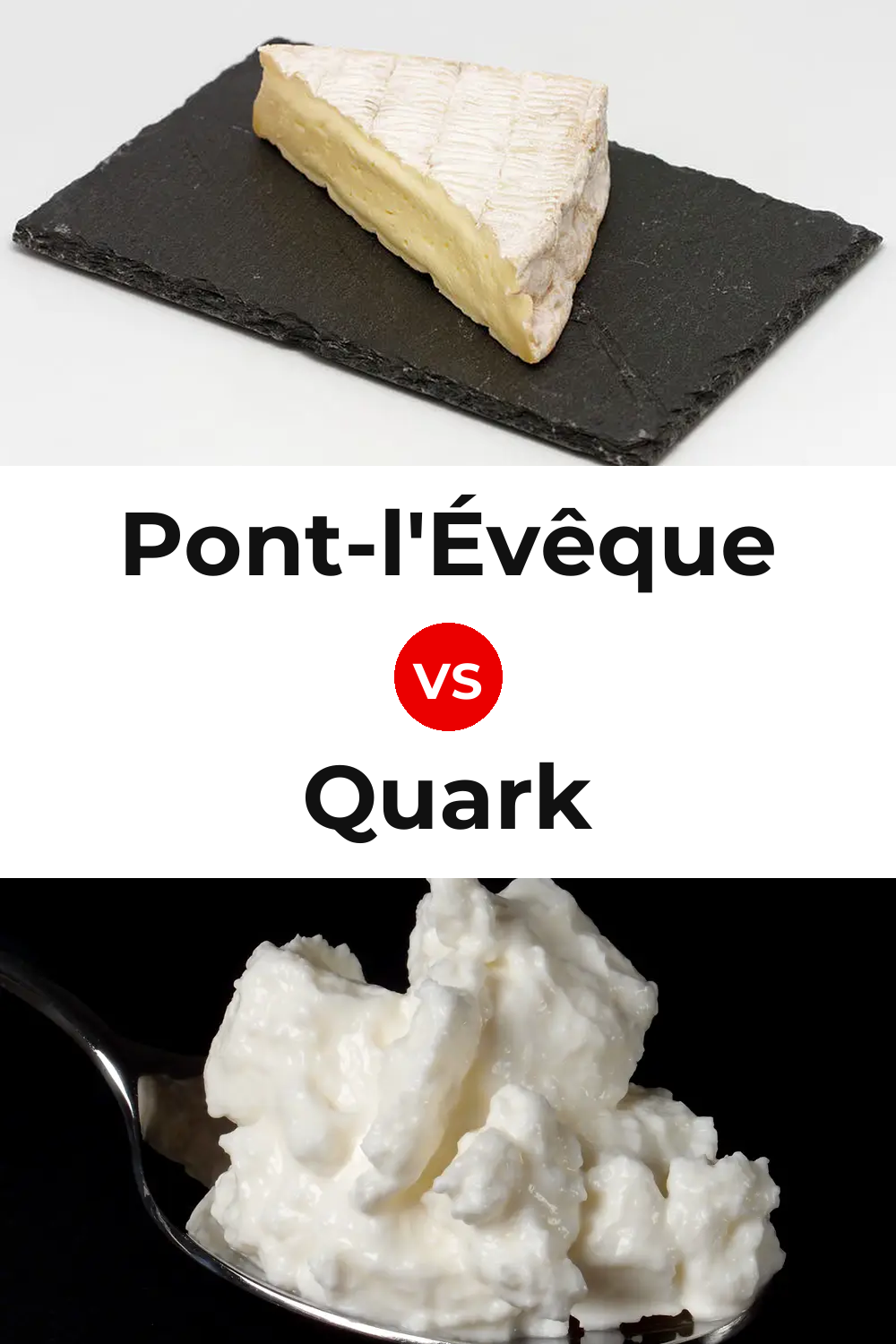 Pont-l'Évêque Cheese vs Quark Cheese Pinterest comparison