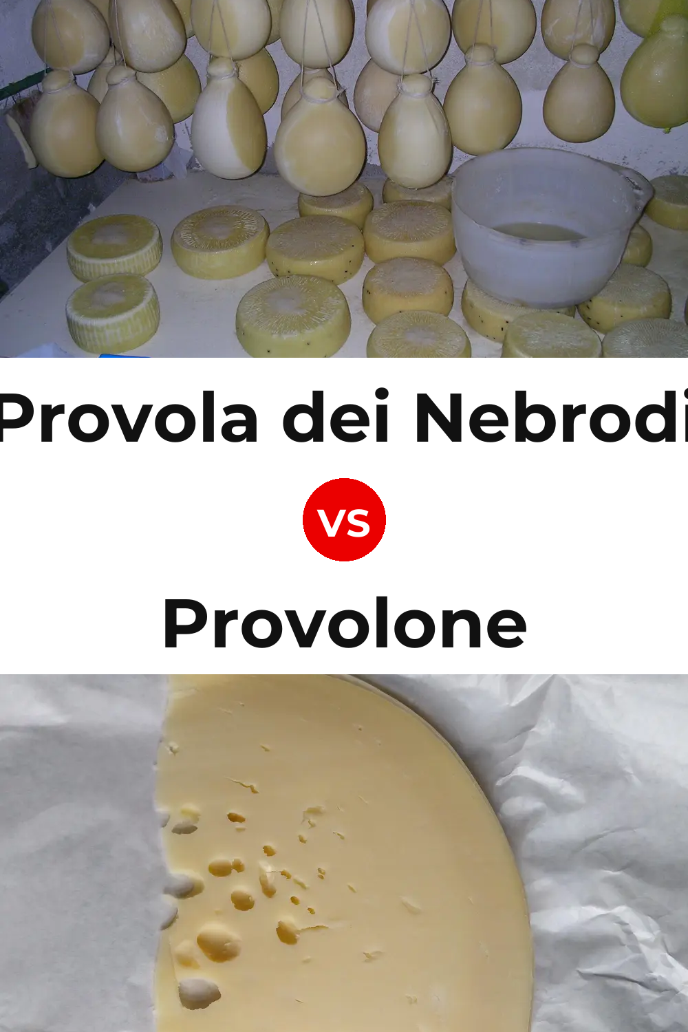 Provola dei Nebrodi Cheese vs Provolone Cheese Pinterest comparison