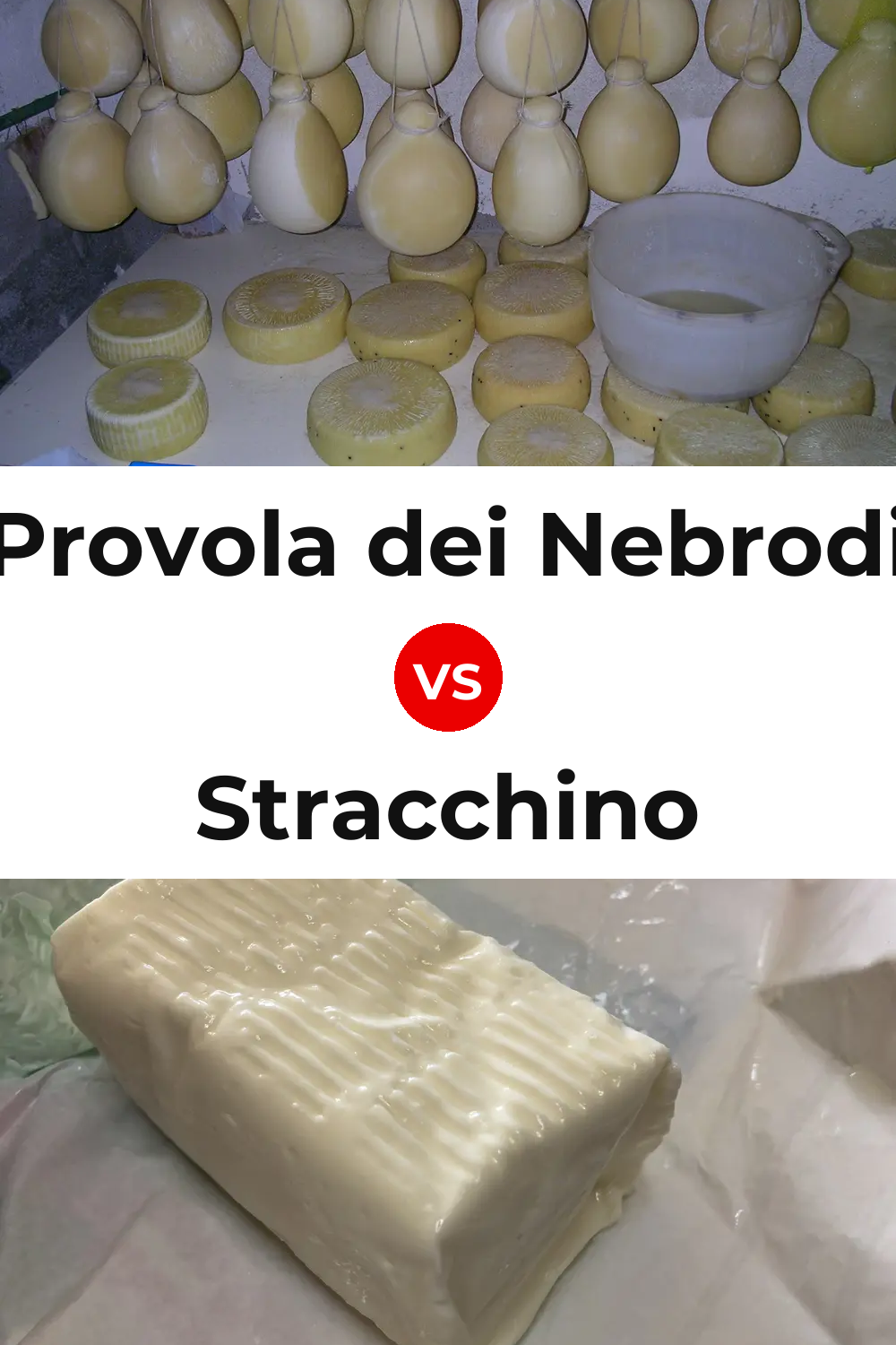 Provola dei Nebrodi Cheese vs Stracchino Cheese Pinterest comparison