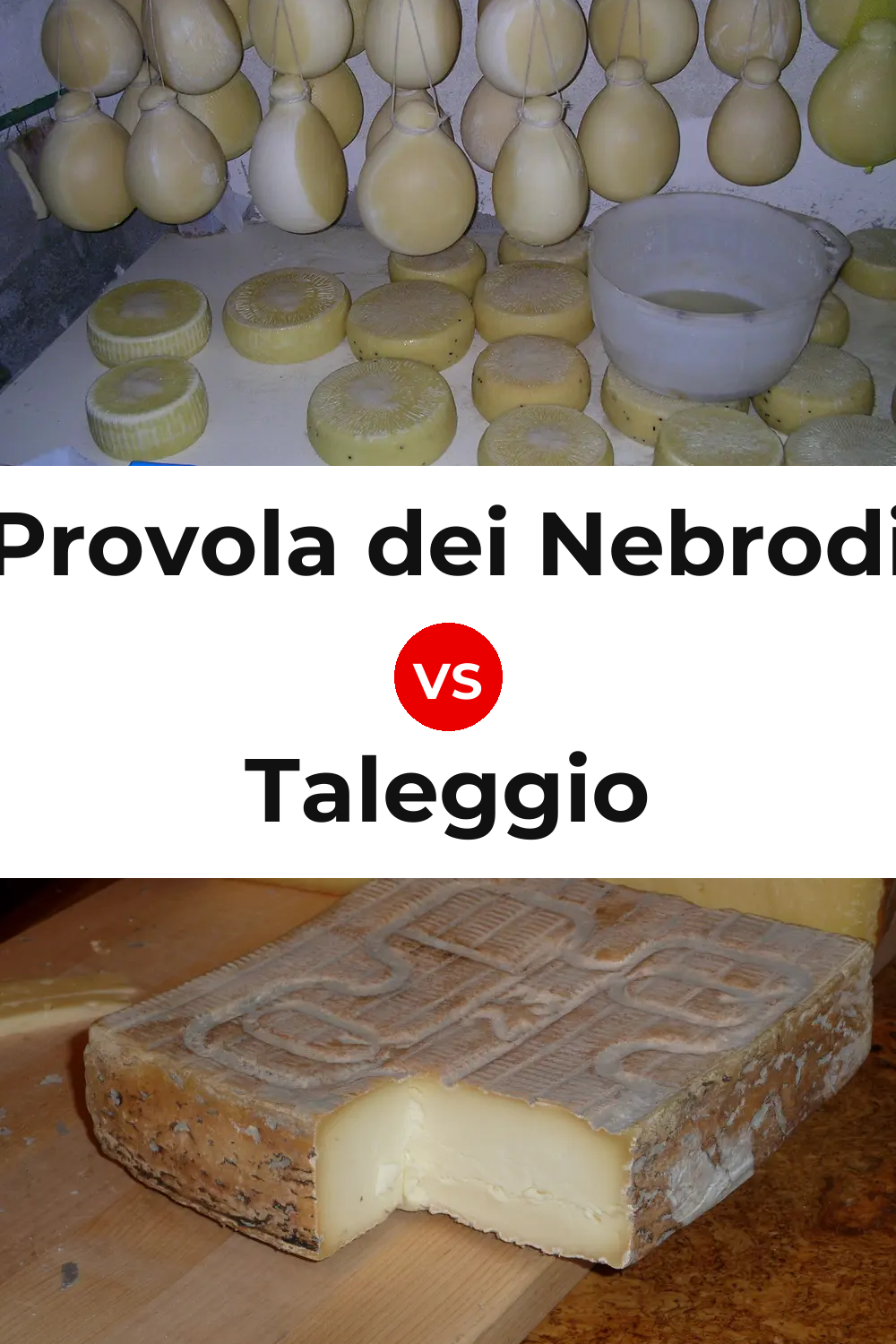 Provola dei Nebrodi Cheese vs Taleggio Cheese Pinterest comparison