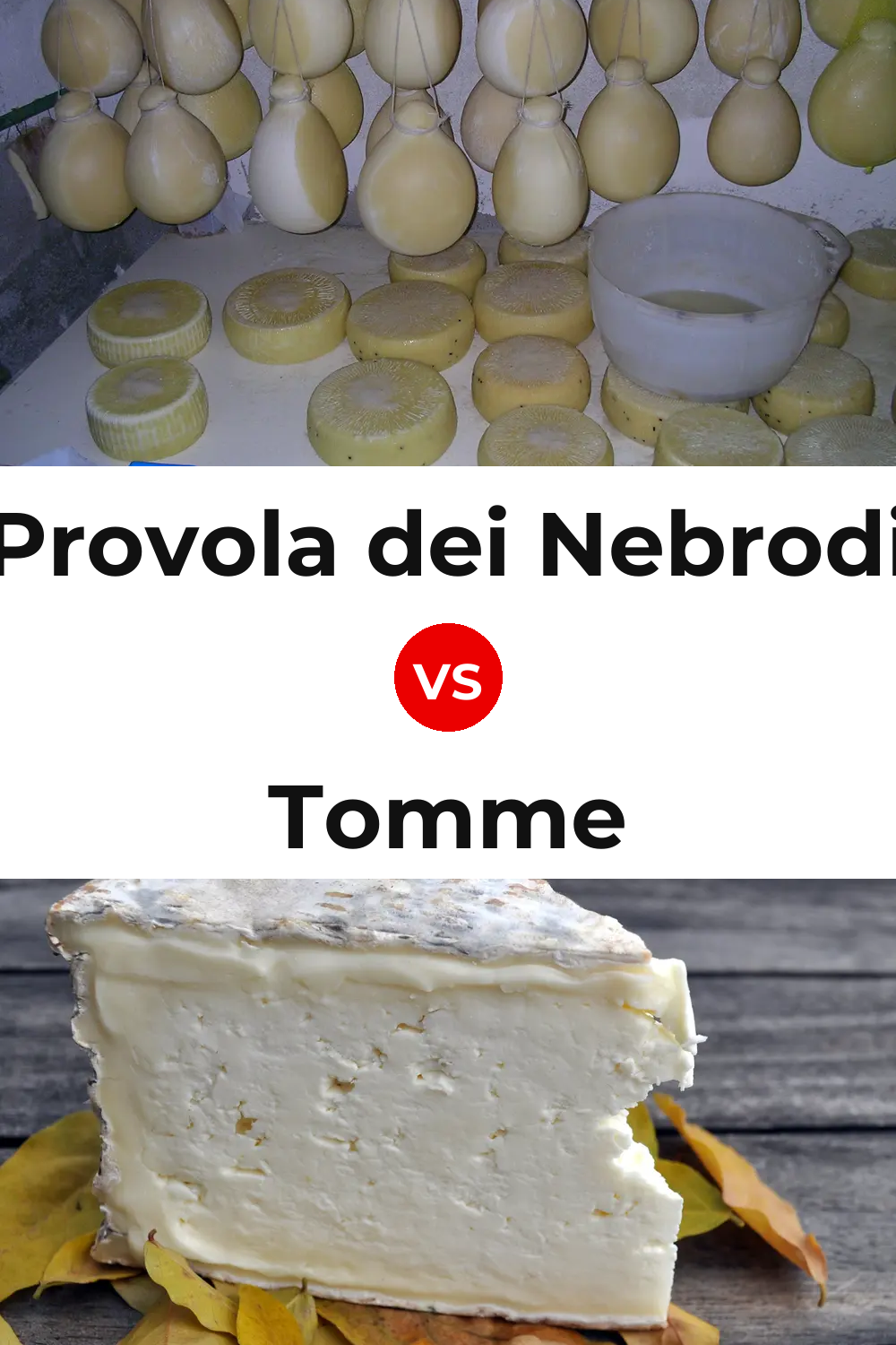 Provola dei Nebrodi Cheese vs Tomme Cheese Pinterest comparison