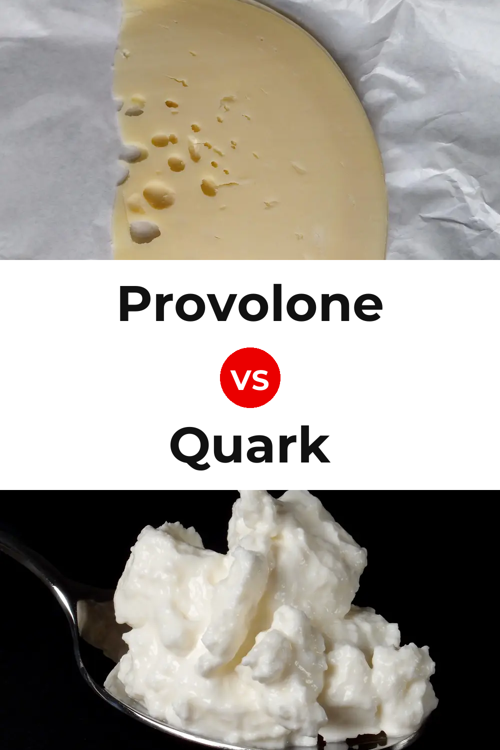 Provolone Cheese vs Quark Cheese Pinterest comparison