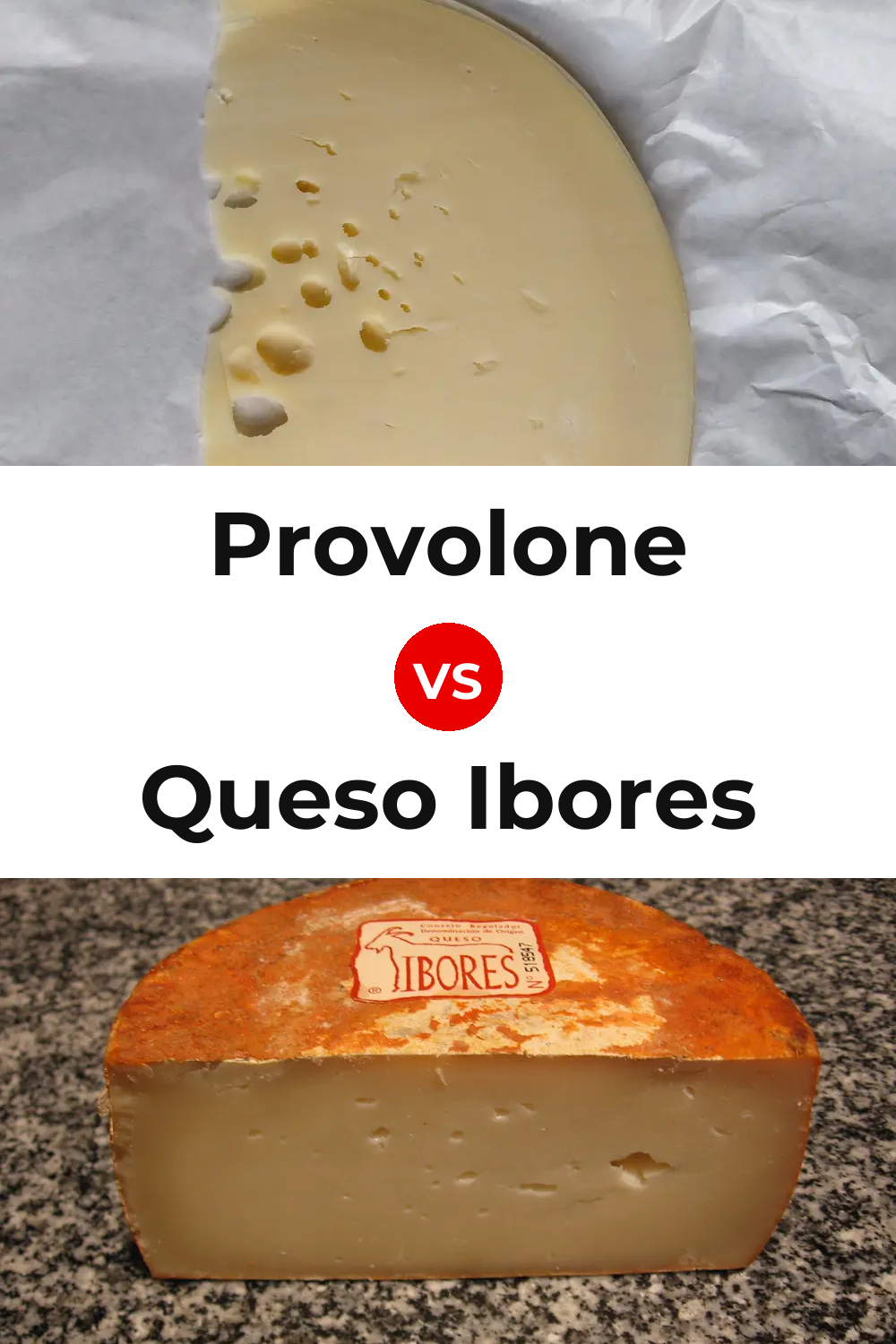 Provolone Cheese vs Queso Ibores Pinterest comparison