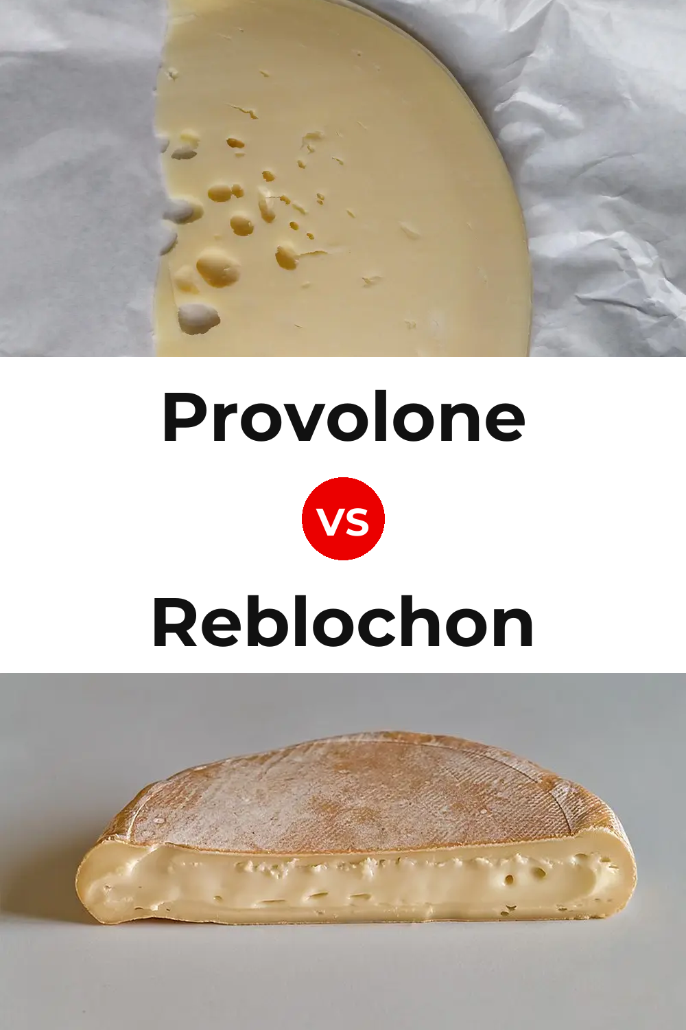 Provolone Cheese vs Reblochon Cheese Pinterest comparison